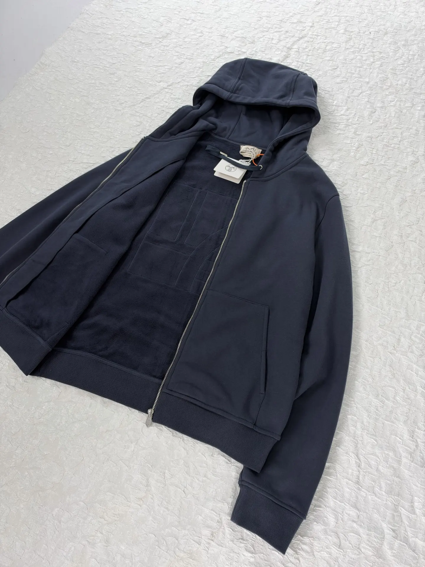 Graphic Patchwork Zip-Up Hoodie D32520476 — view 9