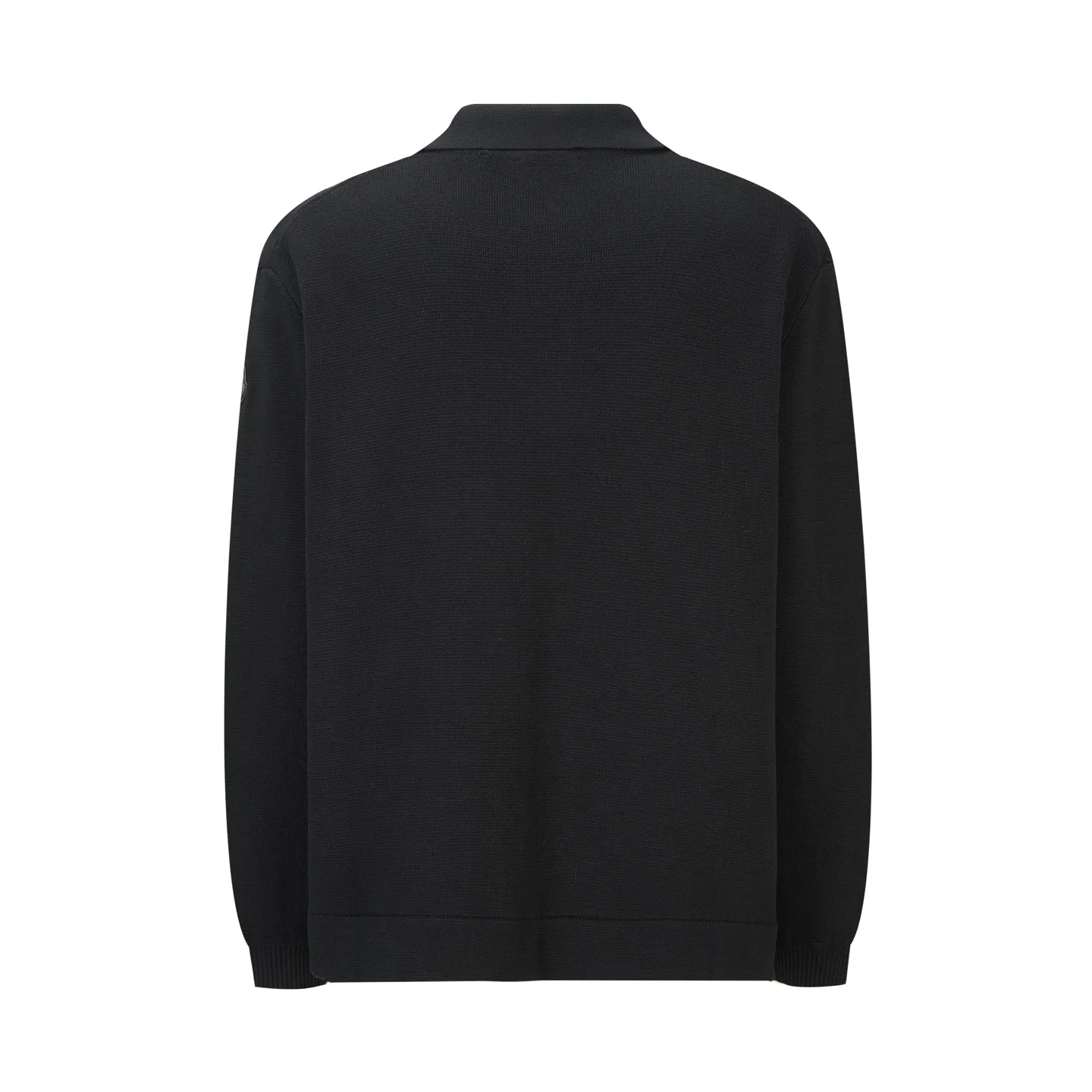 Moncler Leather-Trimmed Wool-Blend Zip-Up Cardigan D32520520 — view 2