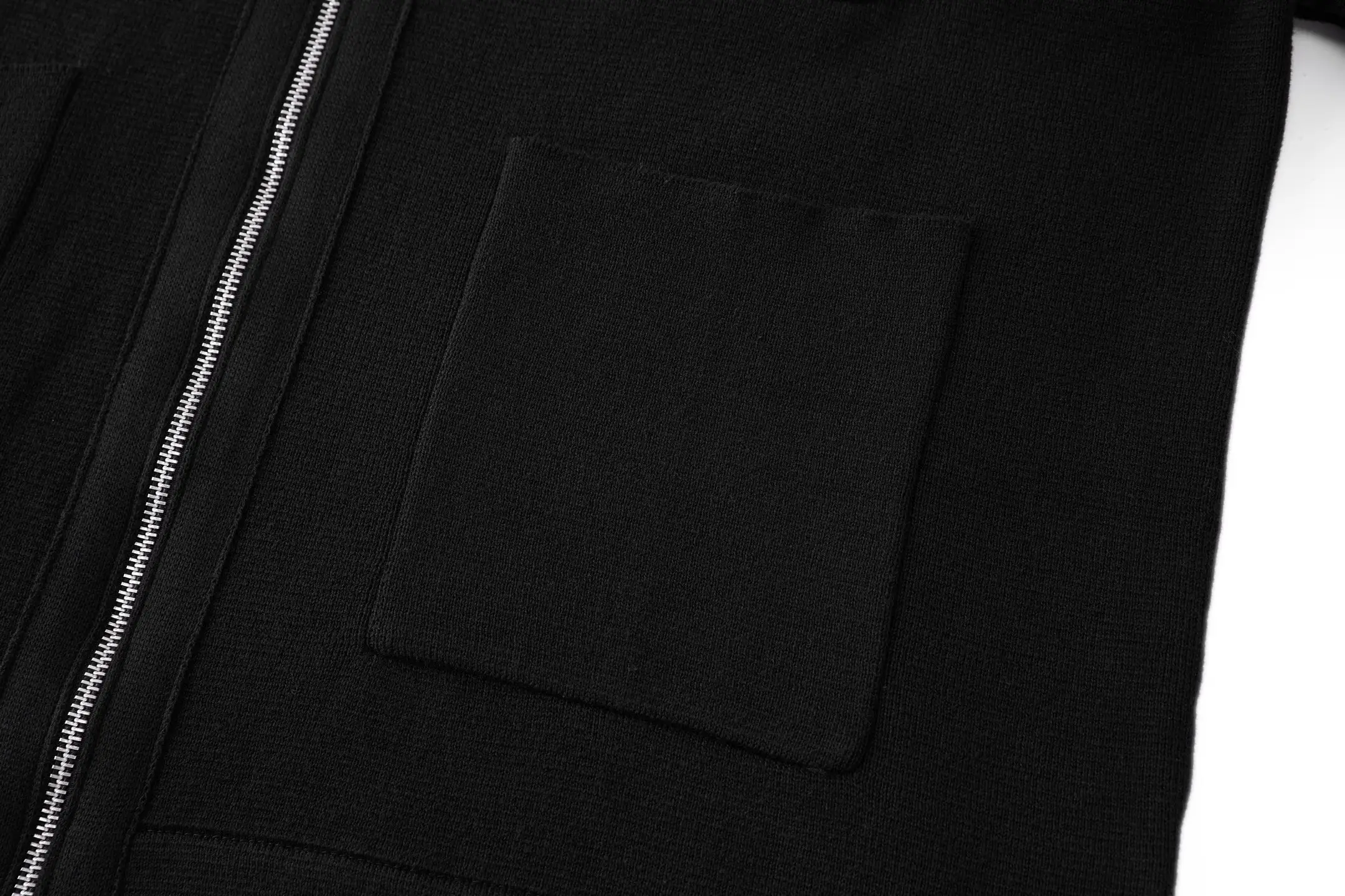 Moncler Leather-Trimmed Wool-Blend Zip-Up Cardigan D32520520 — view 9