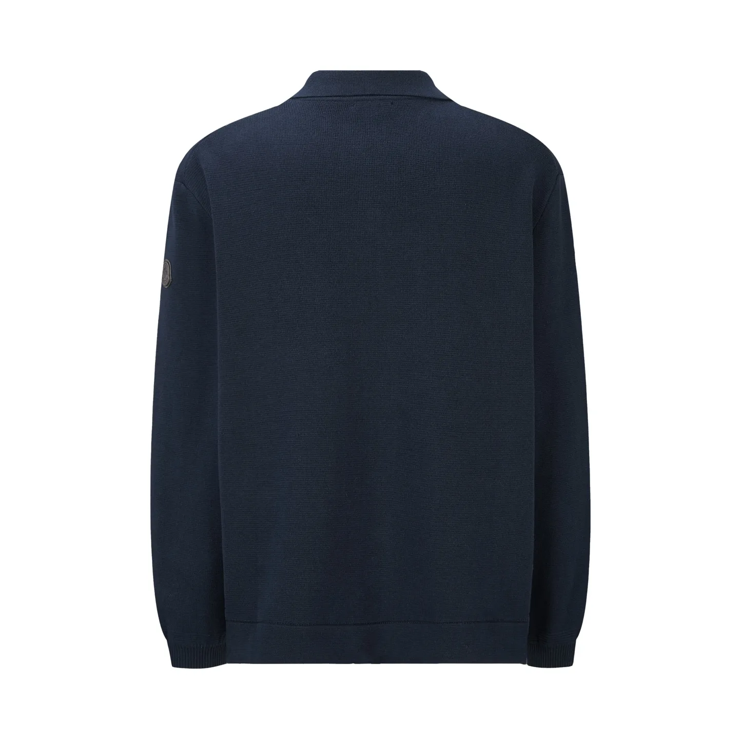 Moncler Leather-Trimmed Wool and Cotton-Blend Zip-Up Cardigan D32520519 — view 2