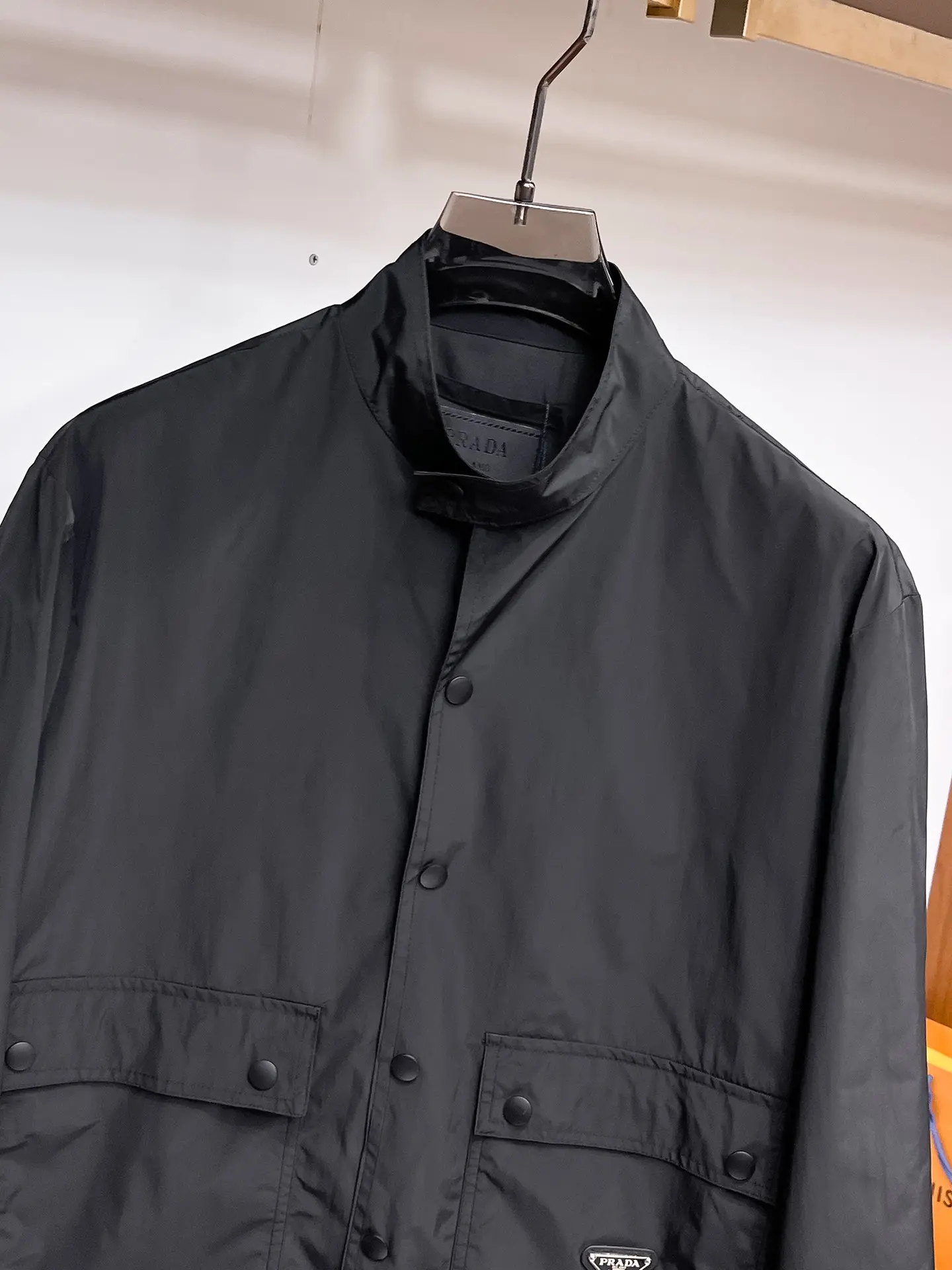 Logo-Appliquéd Shell Field Jacket D33014869 — view 4