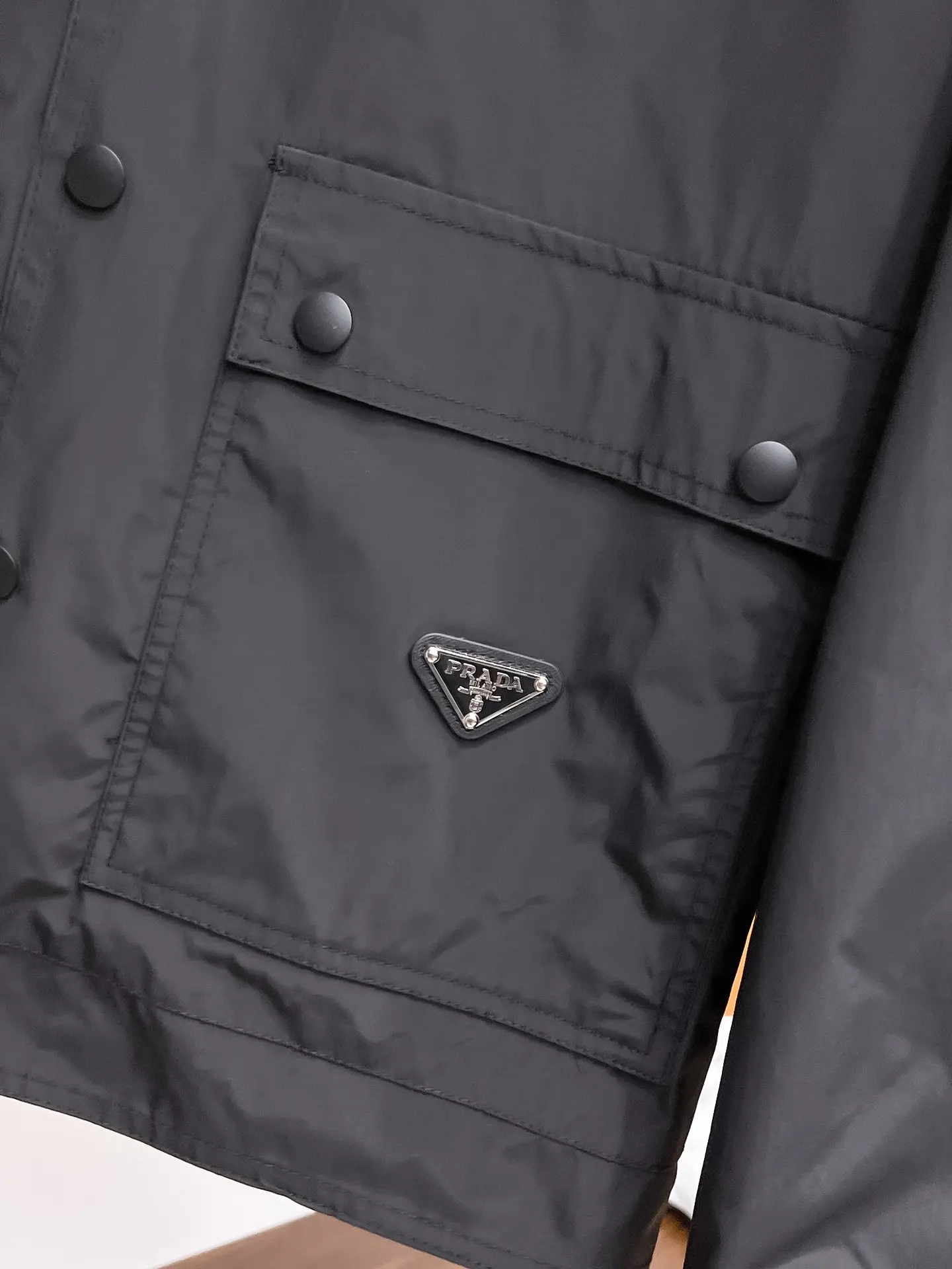 Logo-Appliquéd Shell Field Jacket D33014869 — view 7