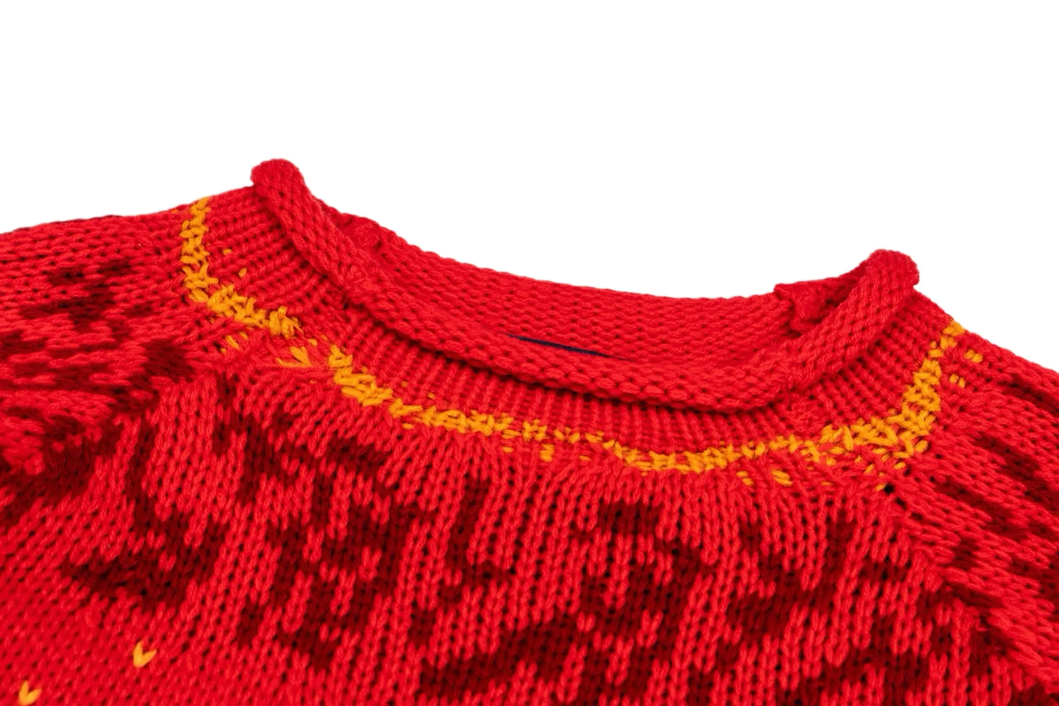 Volcano Fair Isle Gradient Wool Sweater D33022447 — view 3