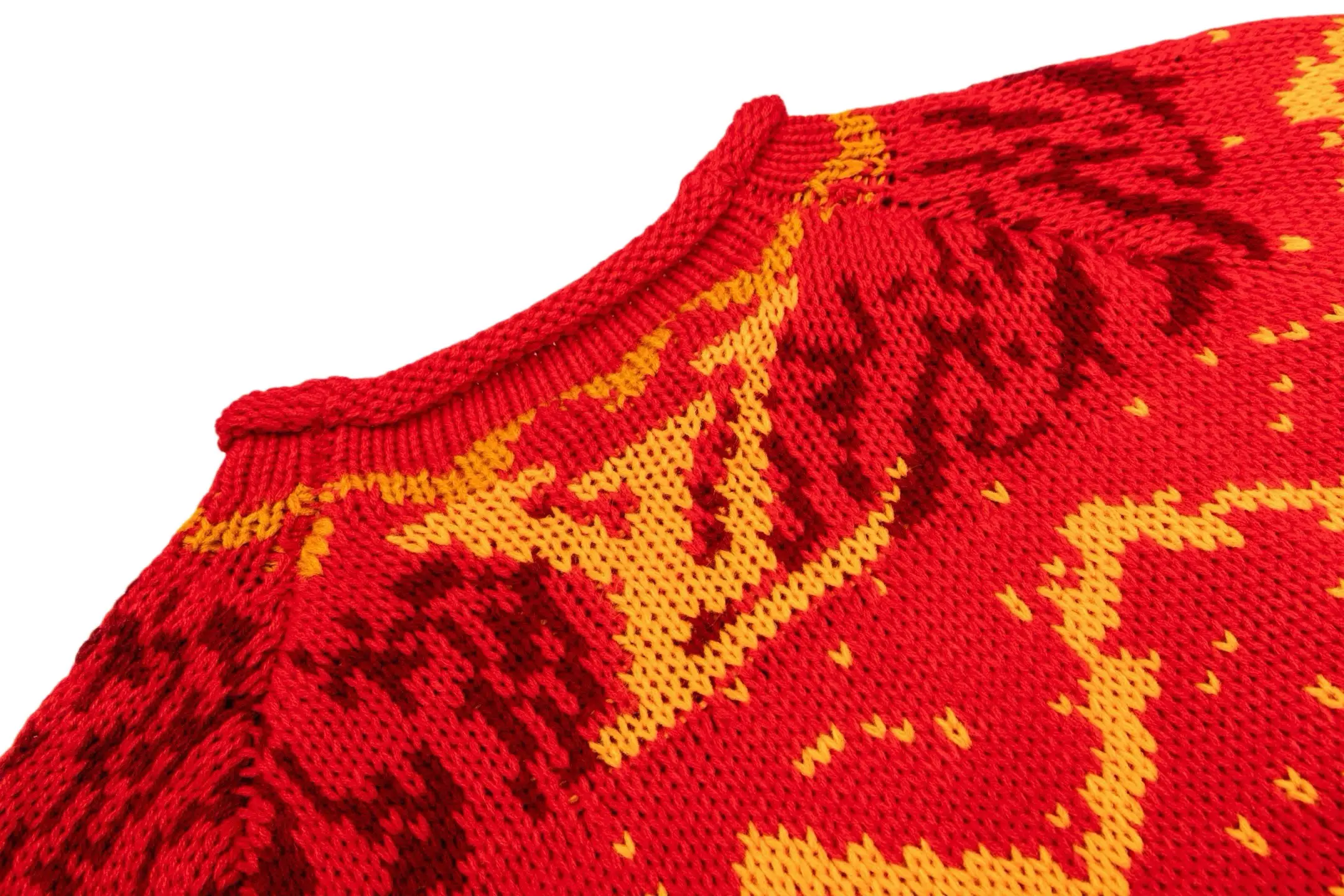 Volcano Fair Isle Gradient Wool Sweater D33022447 — view 4