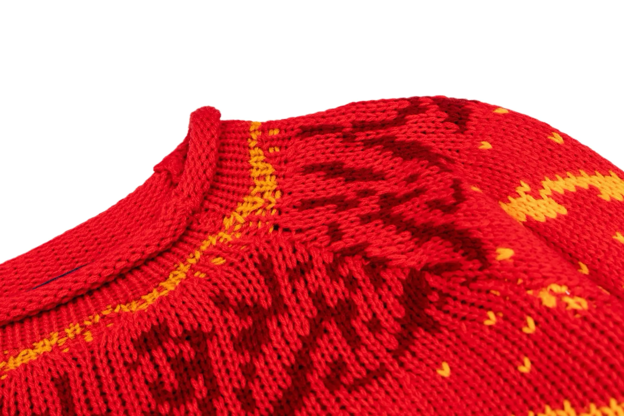 Volcano Fair Isle Gradient Wool Sweater D33022447 — view 5