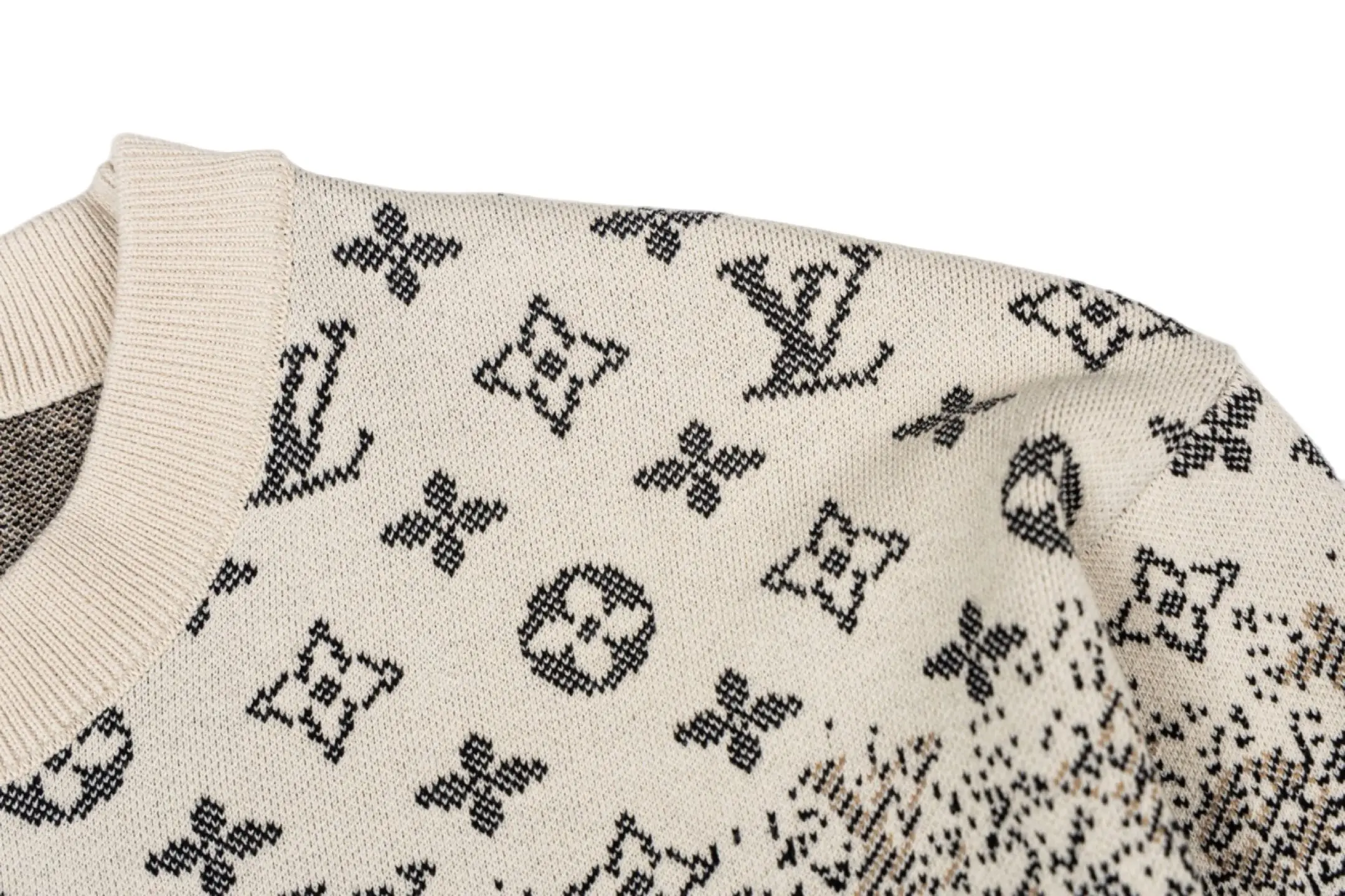 Monogram Gradient Wool-Silk Blend Sweater D33014209 — view 6