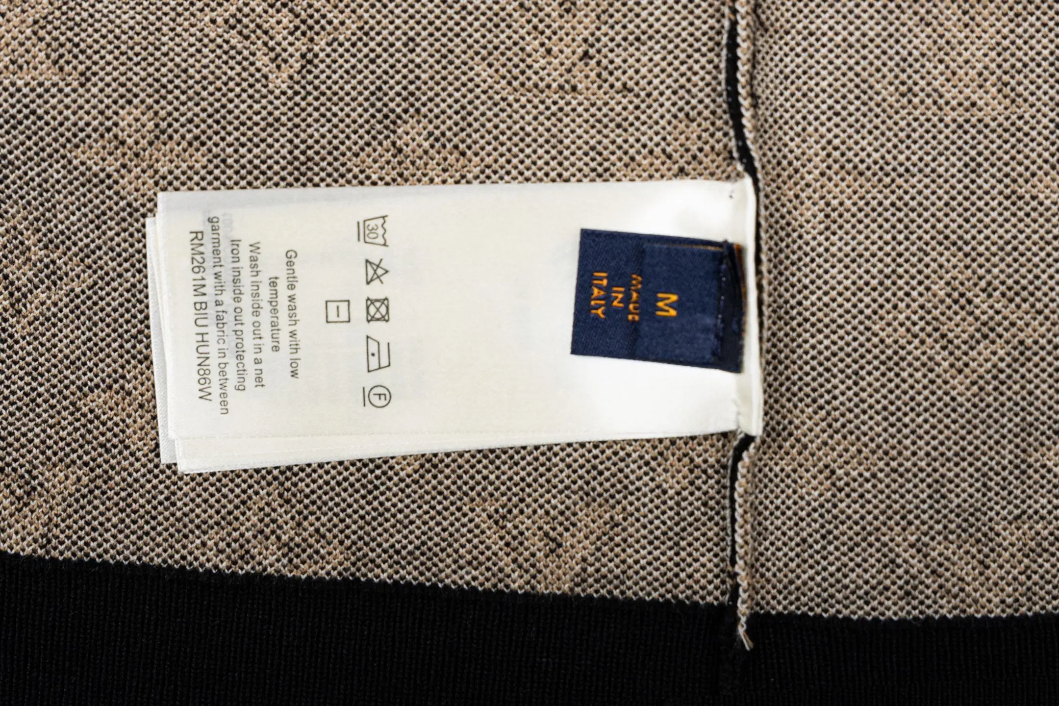 Monogram Gradient Wool-Silk Blend Sweater D33014209 — view 9