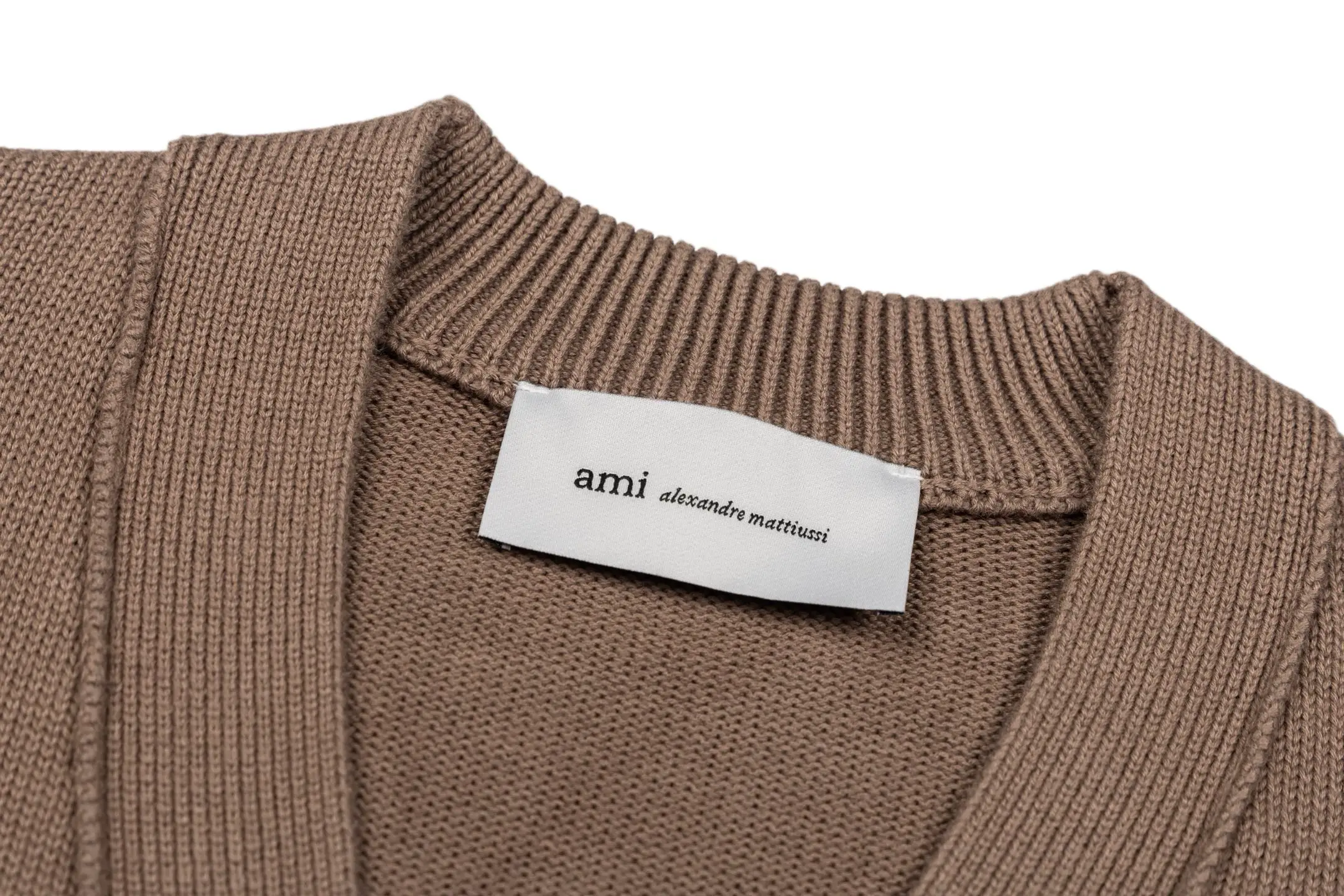 Ami de Coeur Wool V-Neck Cardigan D33022425 — view 4
