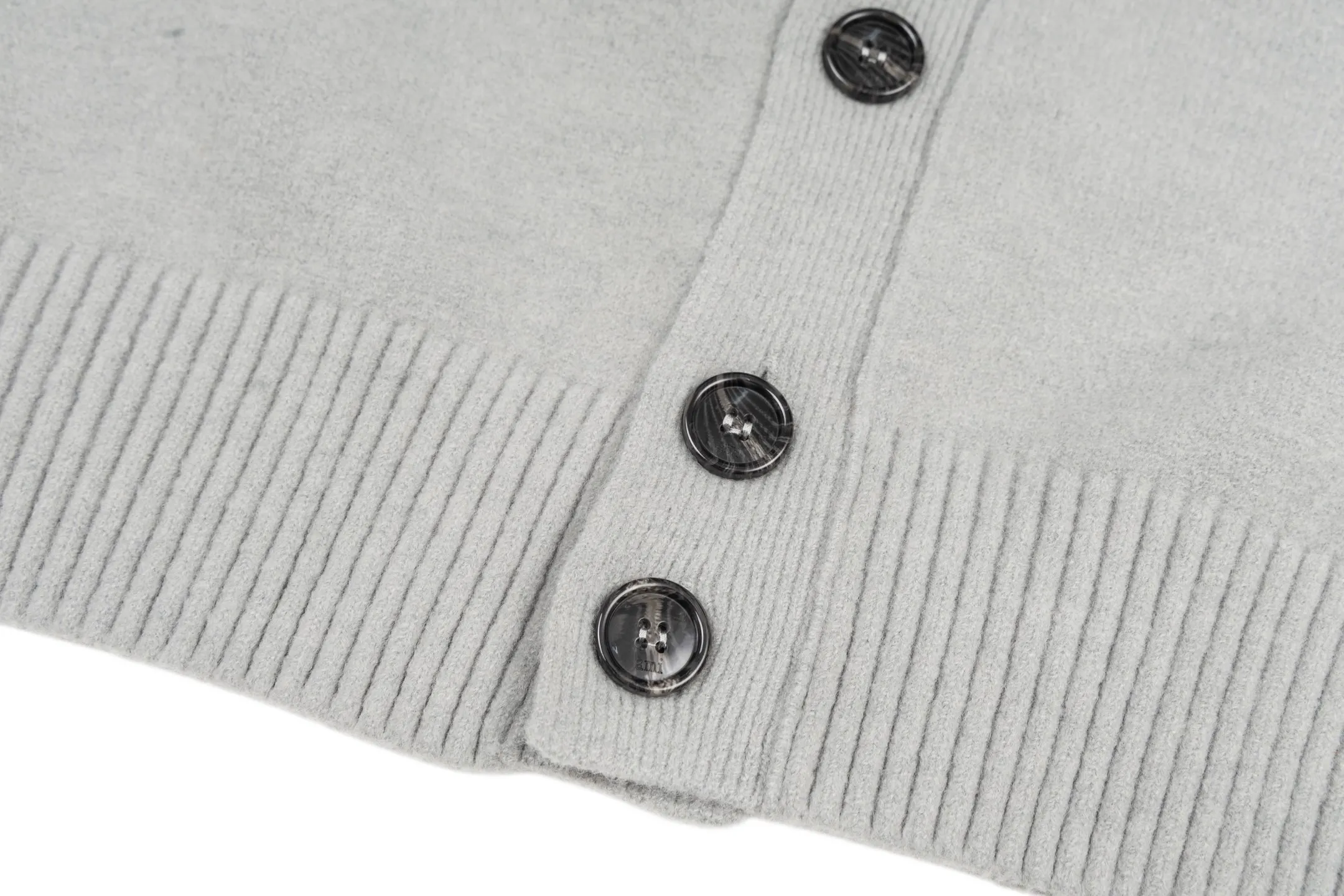 Ami de Coeur V-Neck Alpaca-Blend Cardigan D33022430 — view 8