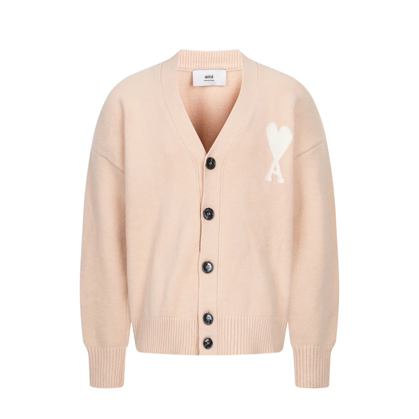 Ami de Coeur Alpaca-Blend V-Neck Cardigan D33022432