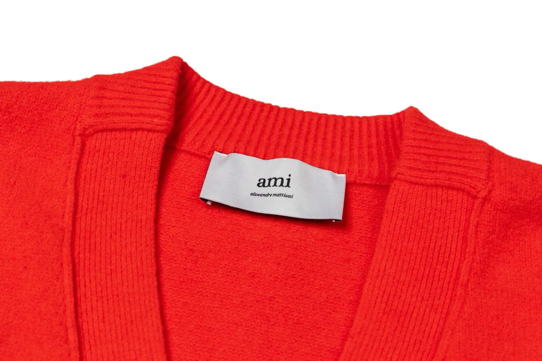 Ami de Coeur Intarsia V-Neck Cardigan D33022428 — view 3