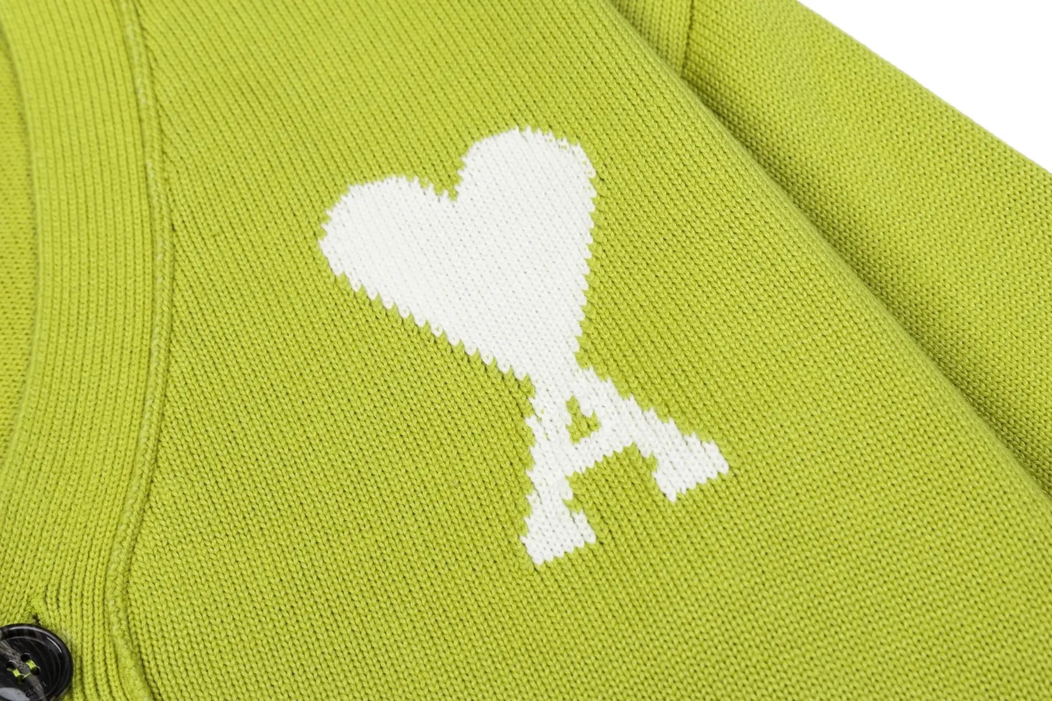 Ami de Coeur Intarsia Wool Cardigan D33022427 — view 5