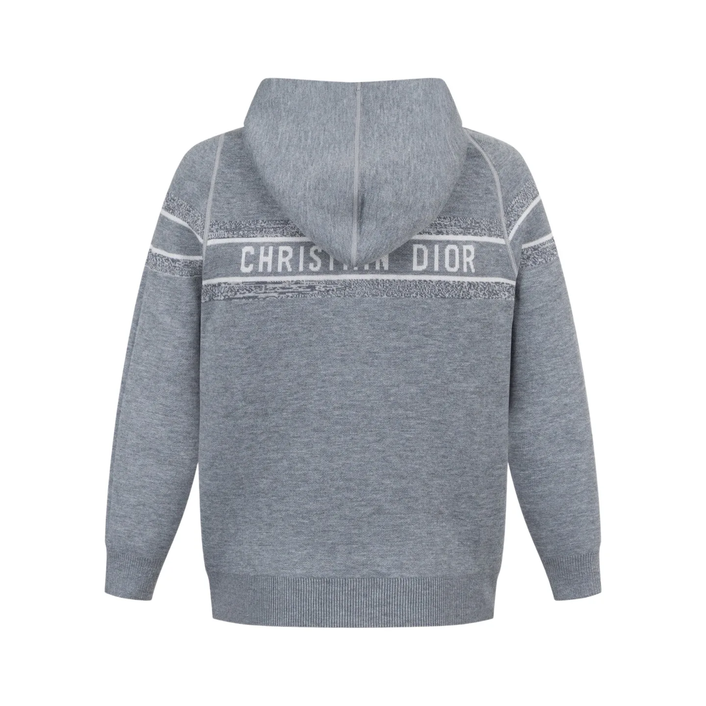 Oblique Reversible Cashmere-Blend Zip-Up Hoodie D33022511 — view 2