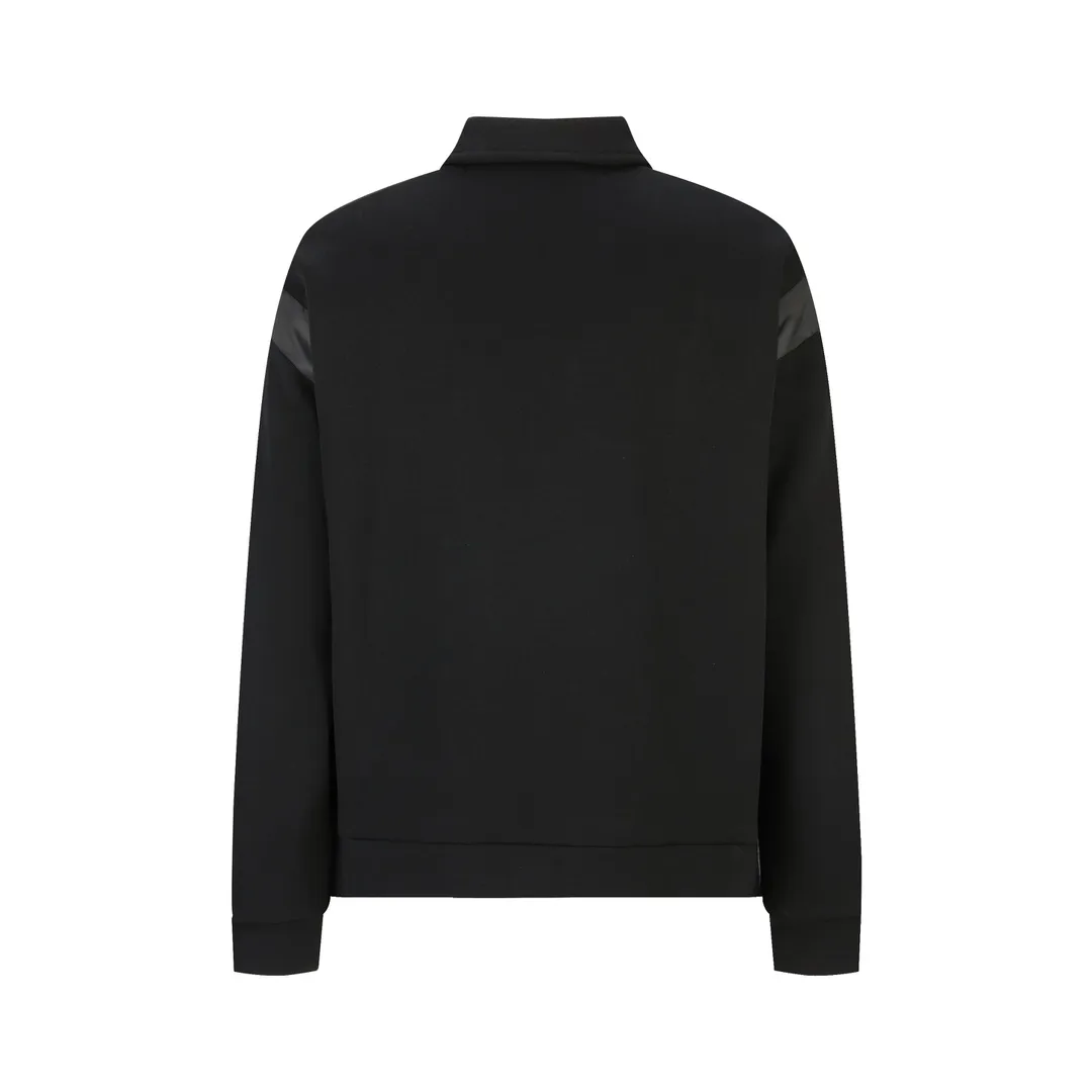 Nylon-Trimmed Mercerized Cotton Zip-Up Jacket D33022378 — view 2
