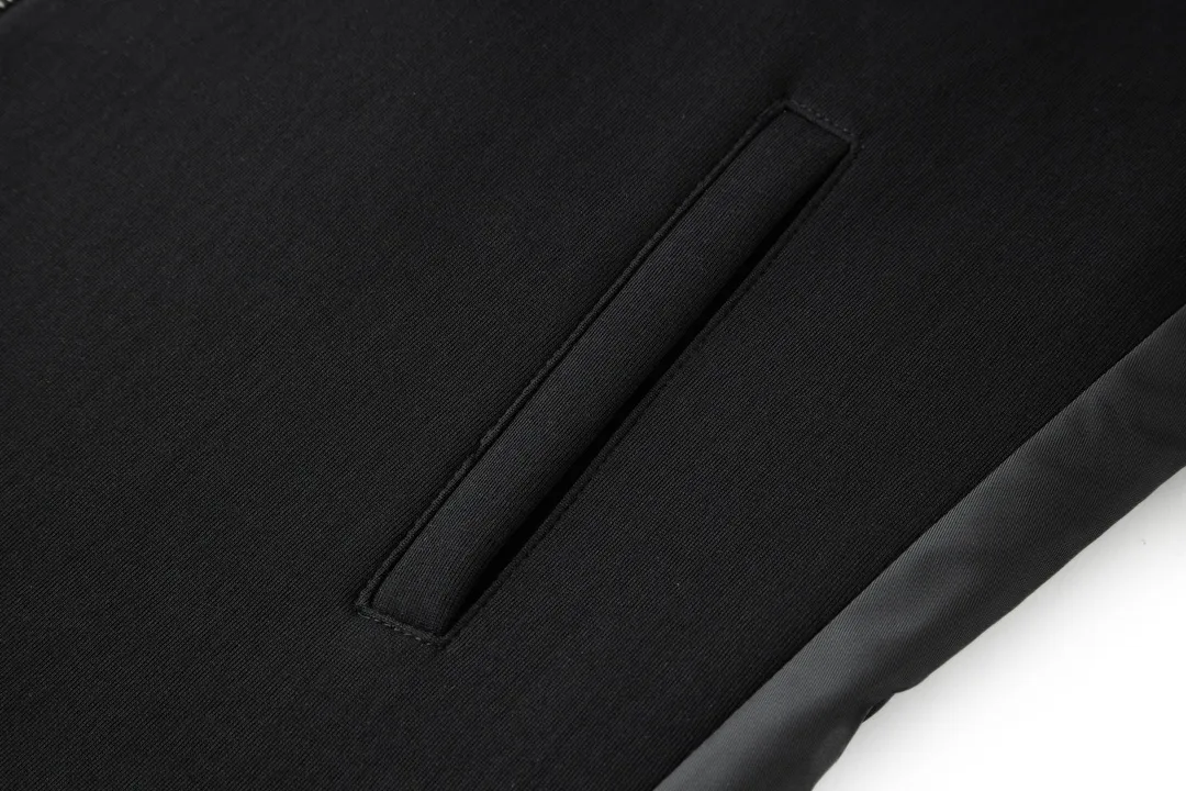 Nylon-Trimmed Mercerized Cotton Zip-Up Jacket D33022378 — view 6