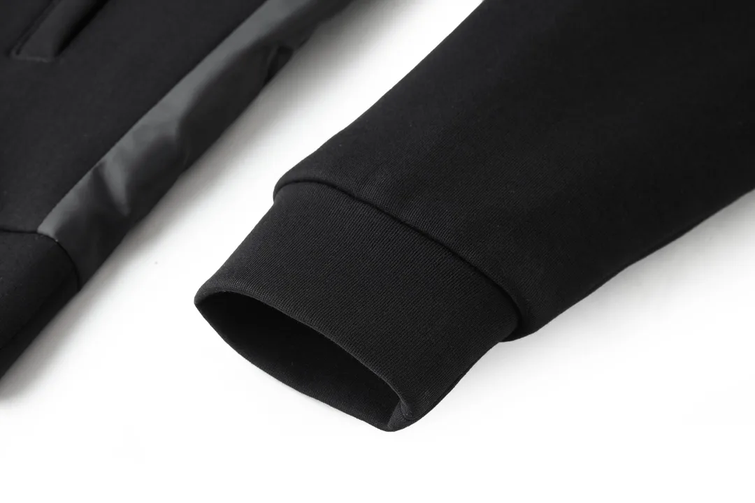 Nylon-Trimmed Mercerized Cotton Zip-Up Jacket D33022378 — view 7