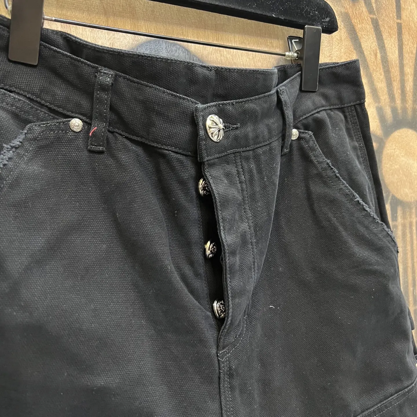 Cross-Patch Remake Denim Shorts D33014566 — view 4