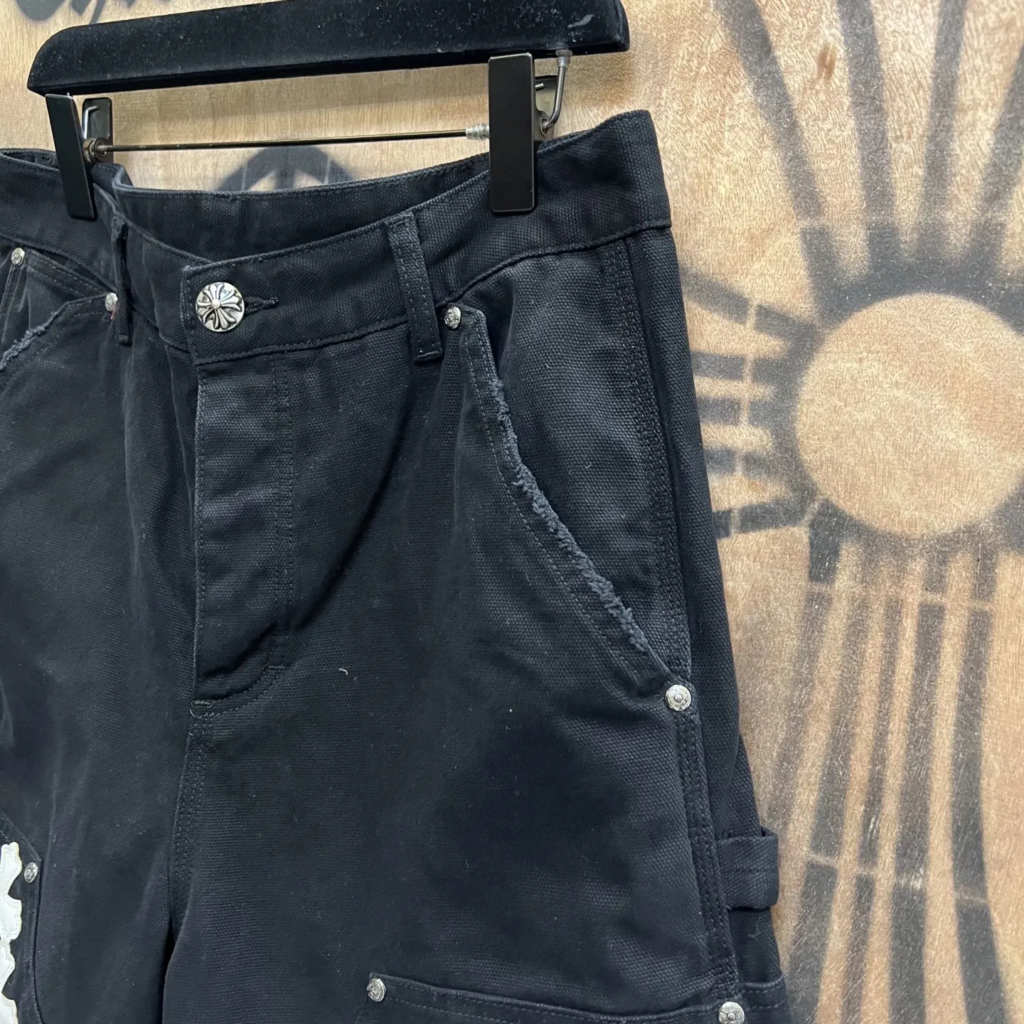 Cross-Patch Remake Denim Shorts D33014566 — view 6