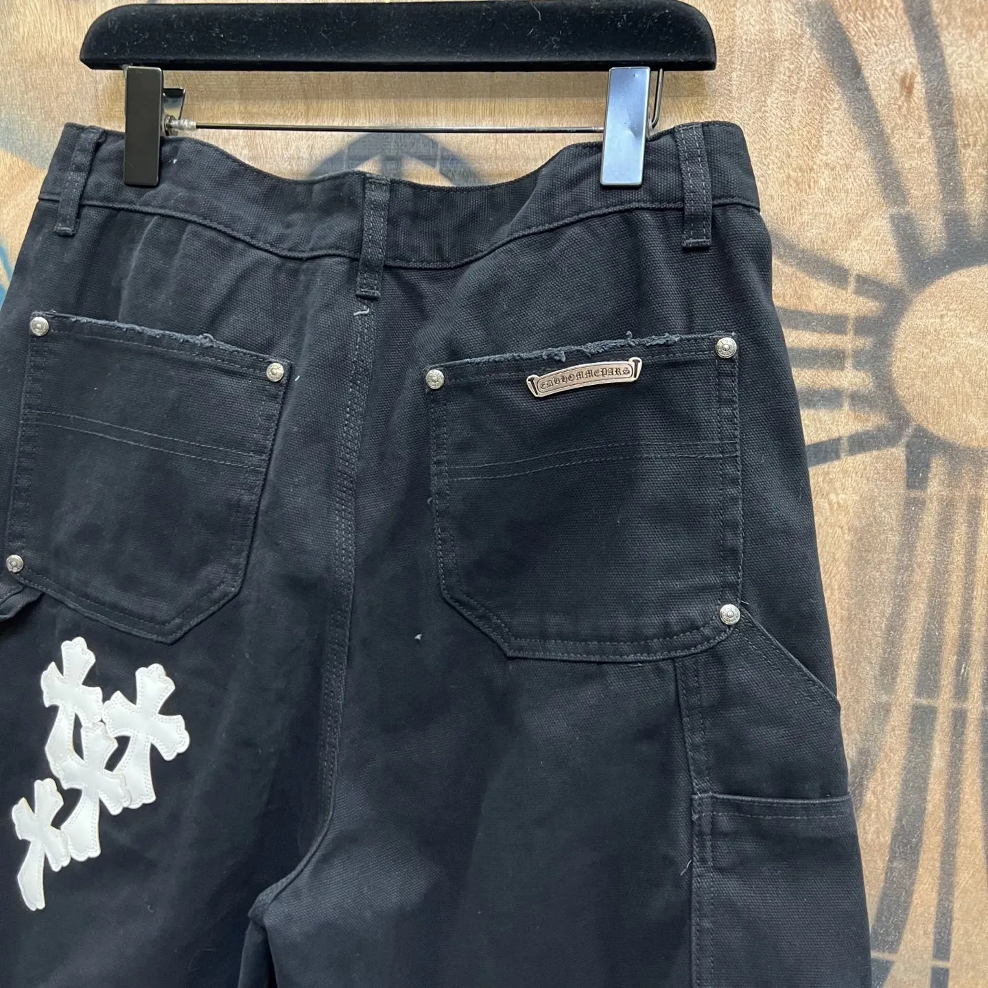 Cross-Patch Remake Denim Shorts D33014566 — view 8