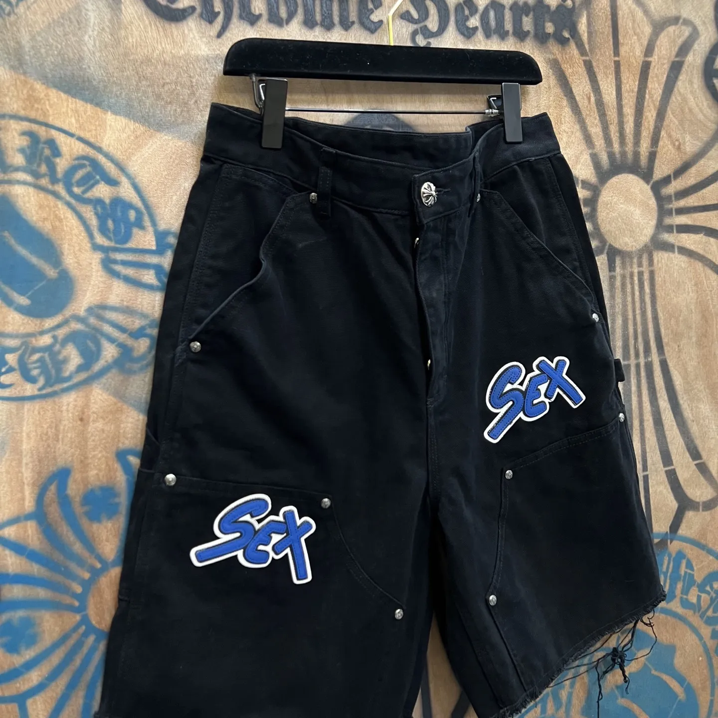 Chrome Hearts Remake Denim Carpenter Shorts D33014560 — view 3