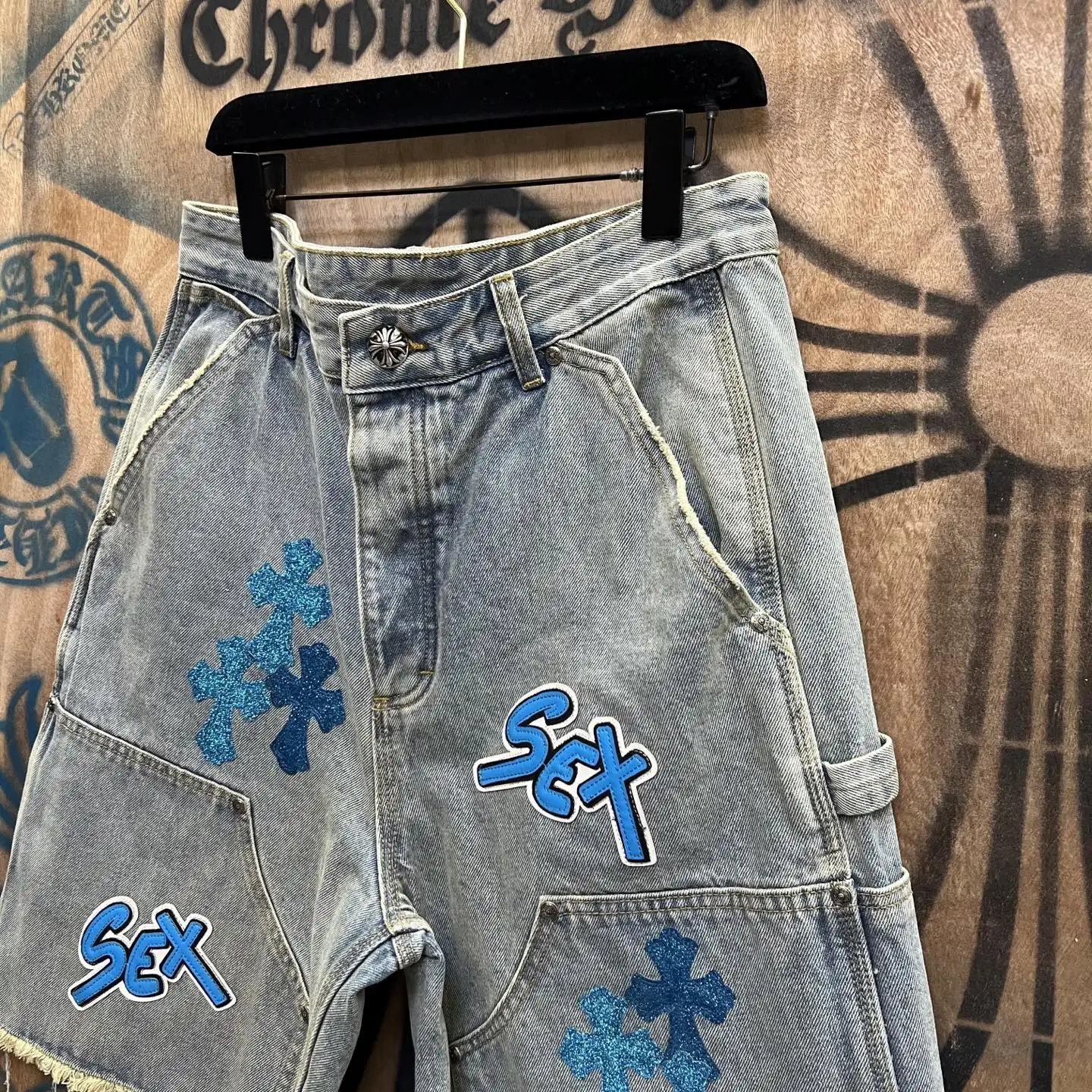 Chrome Hearts Remake Denim Shorts D33014553 — view 2