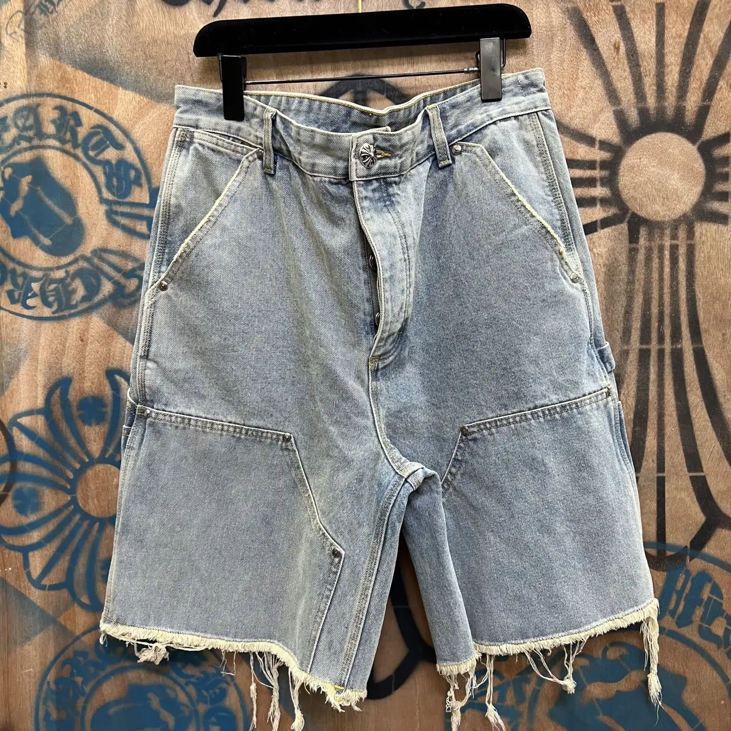 Remade Vintage Denim Carpenter Shorts D33014558
