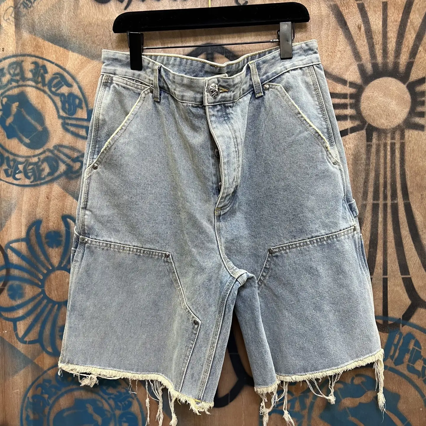 Remade Vintage Denim Carpenter Shorts D33014558