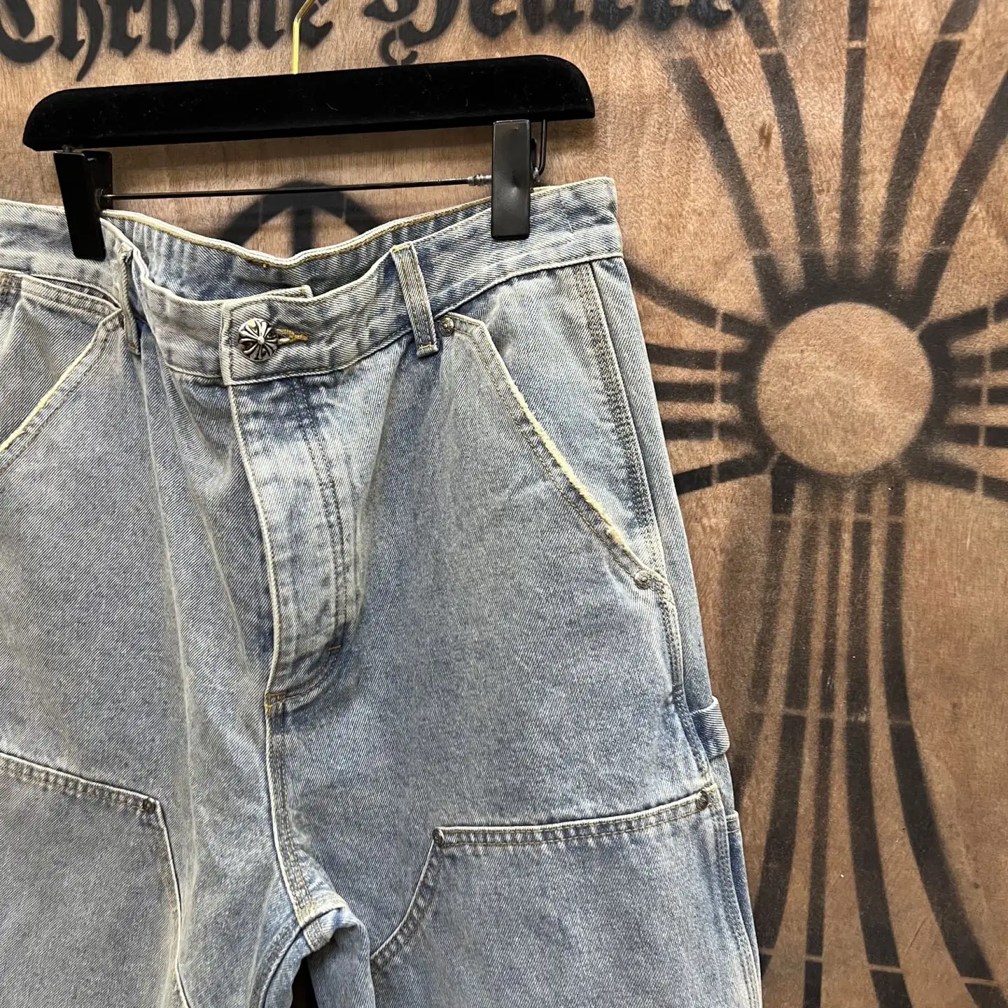 Remade Vintage Denim Carpenter Shorts D33014558 — view 3