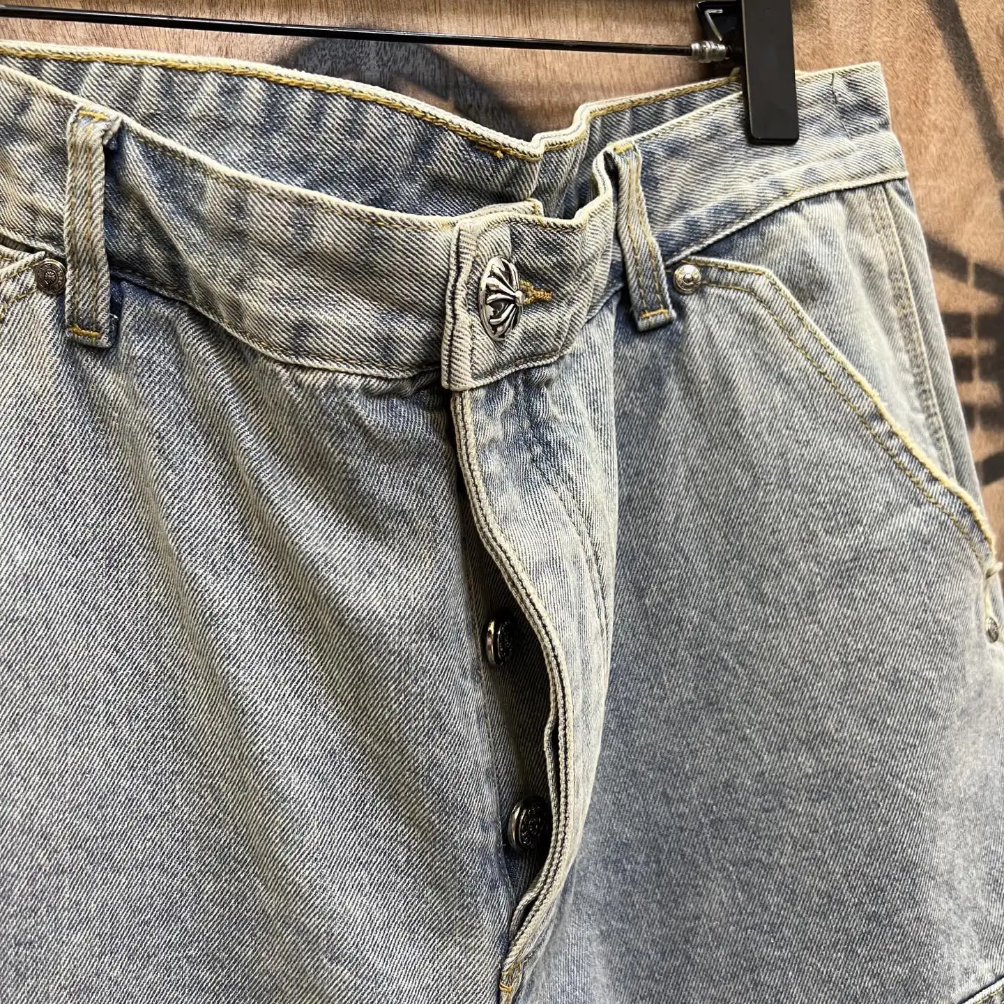Remade Vintage Denim Carpenter Shorts D33014558 — view 5