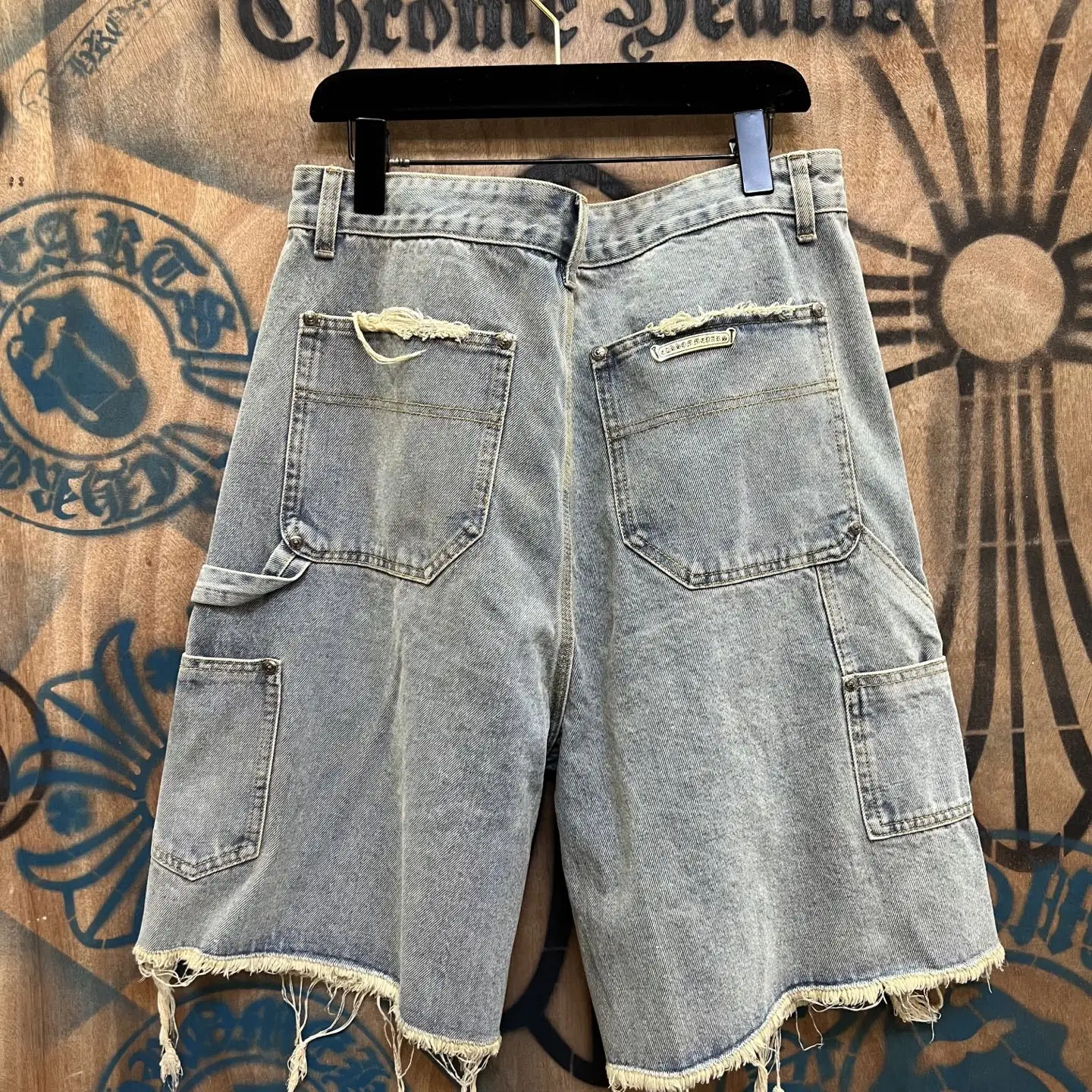 Remade Vintage Denim Carpenter Shorts D33014558 — view 6