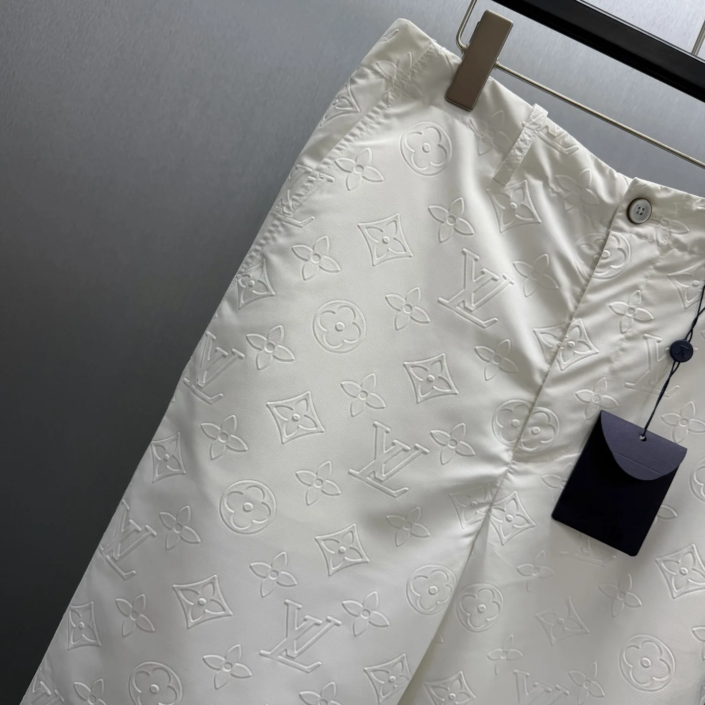Macro Monogram Embossed Cotton Trousers D33014568 — view 2