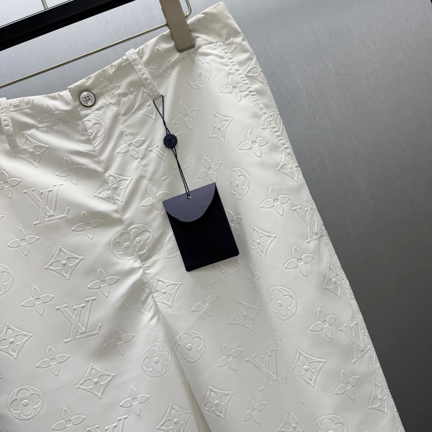 Macro Monogram Embossed Cotton Trousers D33014568 — view 3