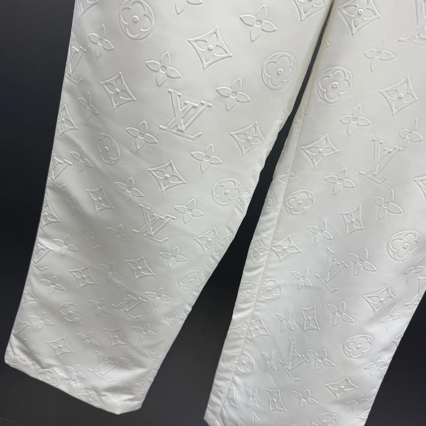 Macro Monogram Embossed Cotton Trousers D33014568 — view 4
