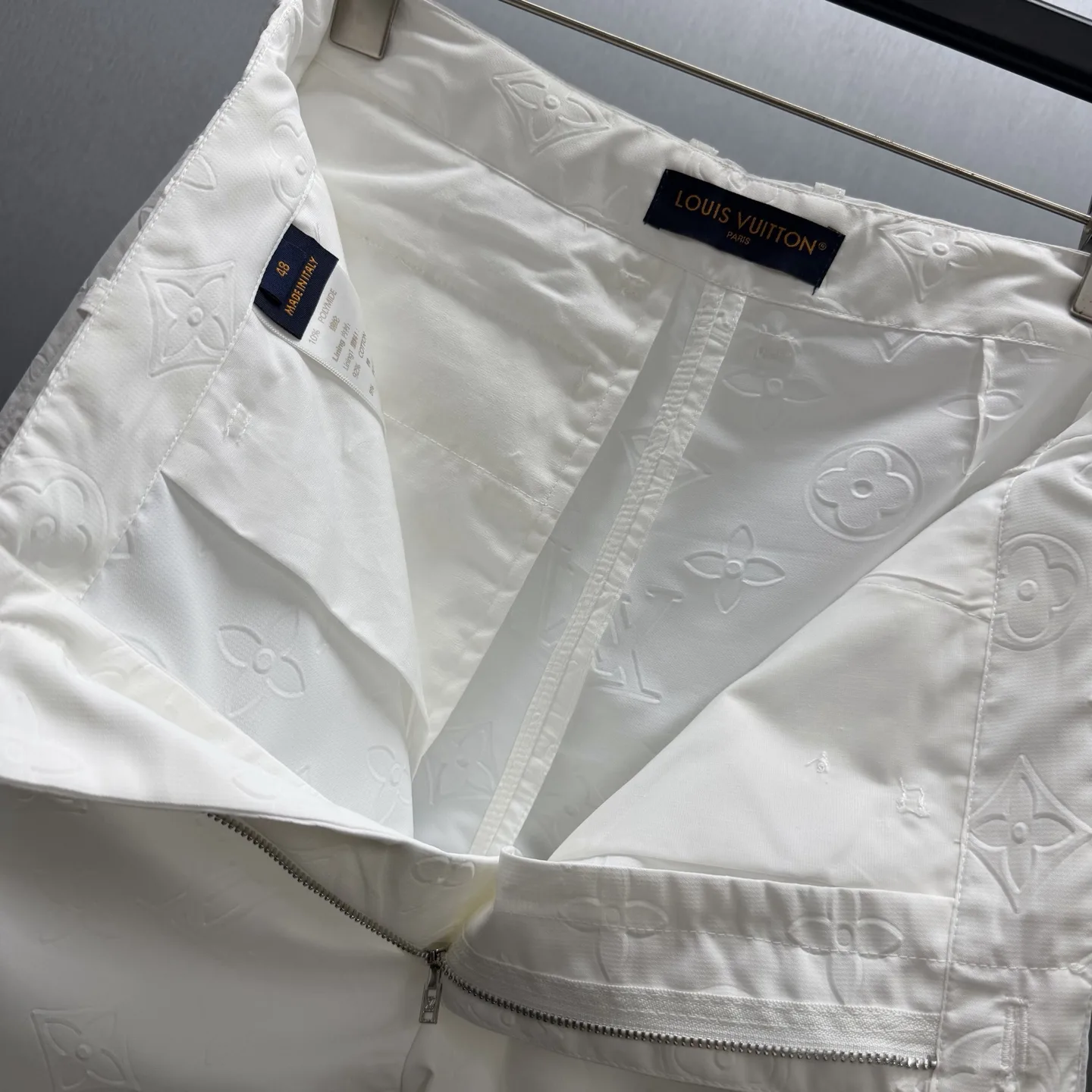 Macro Monogram Embossed Cotton Trousers D33014568 — view 8