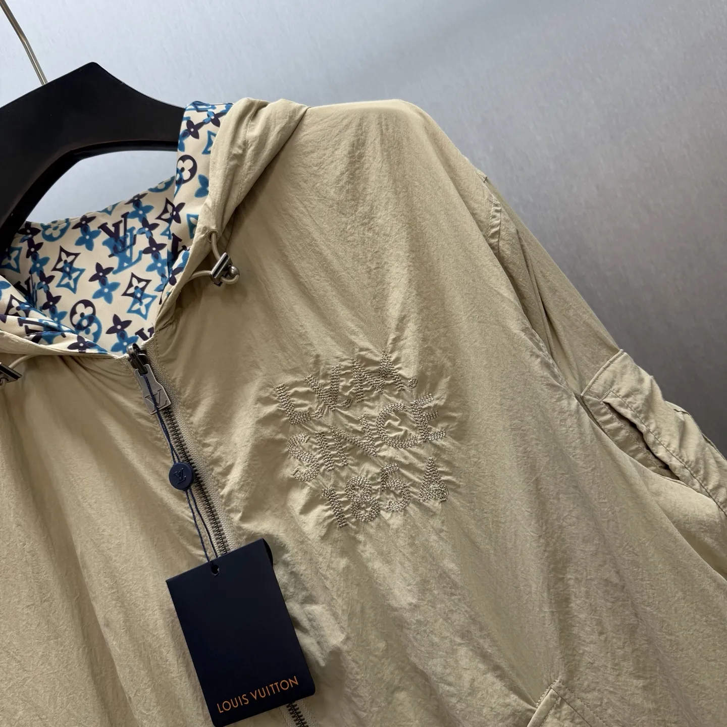 Reversible Monogram Overlap Windbreaker D33014587 — view 4