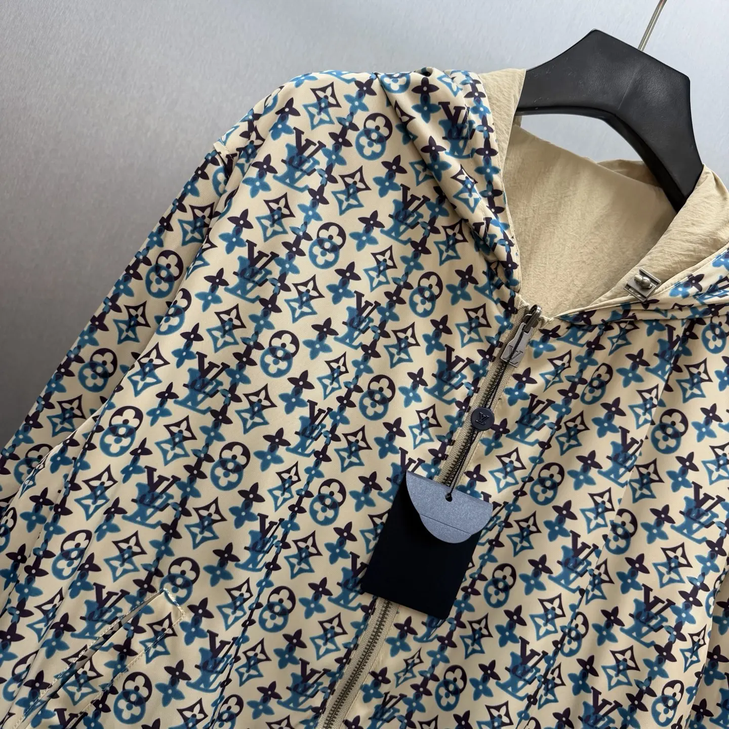 Reversible Monogram Overlap Windbreaker D33014587 — view 9