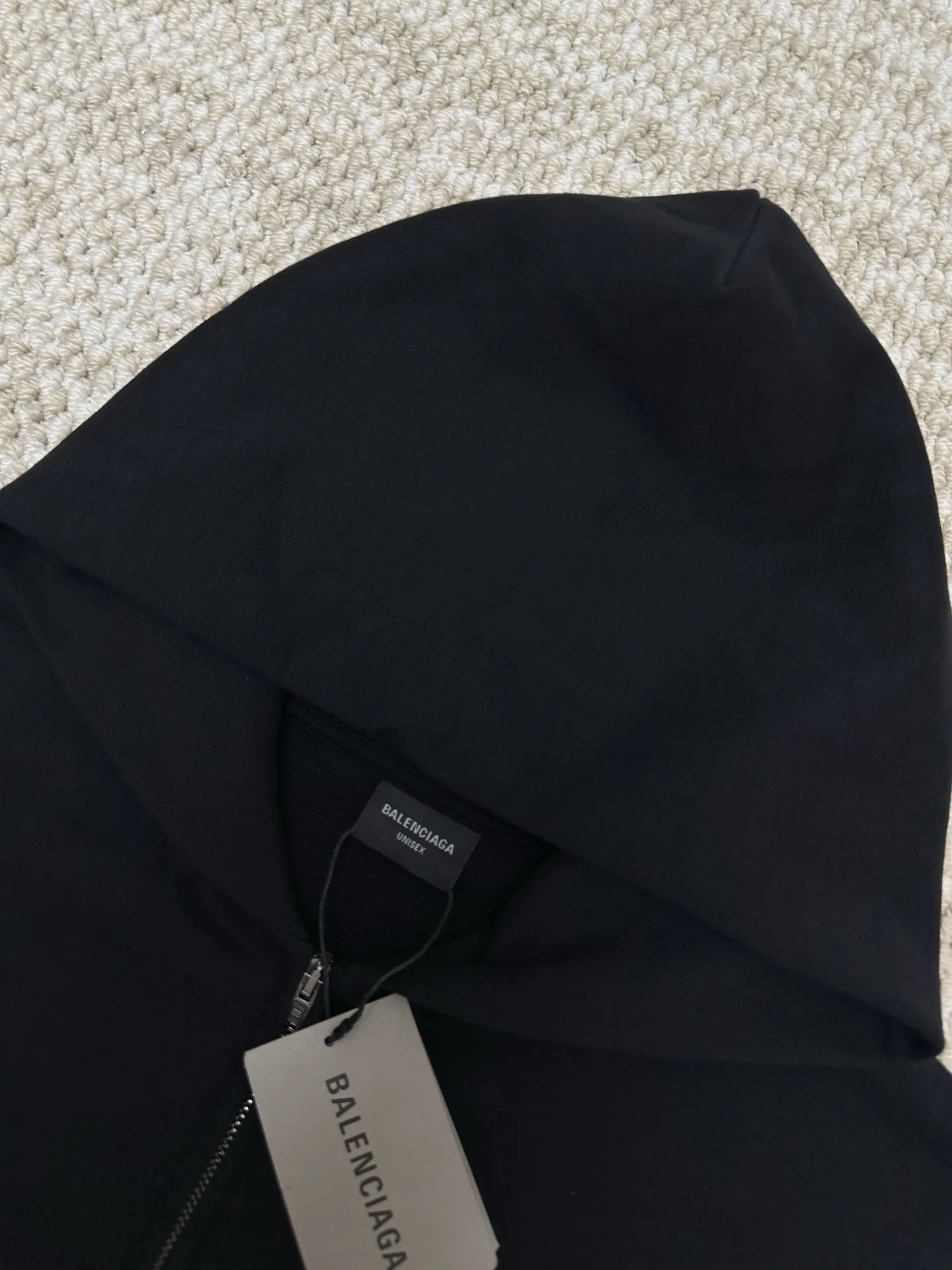 Logo-Print Oversized Zip-Up Hoodie D33520407 — view 3