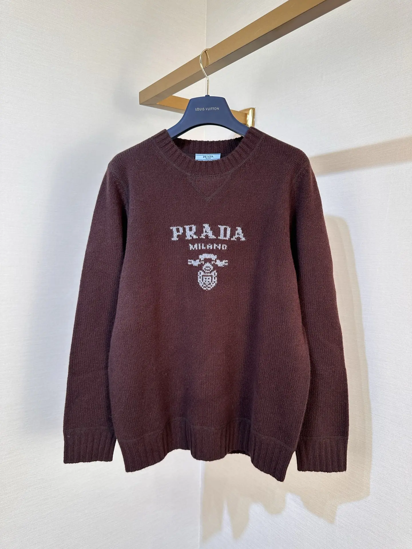 Logo-Intarsia Wool and Cashmere-Blend Sweater D33520404