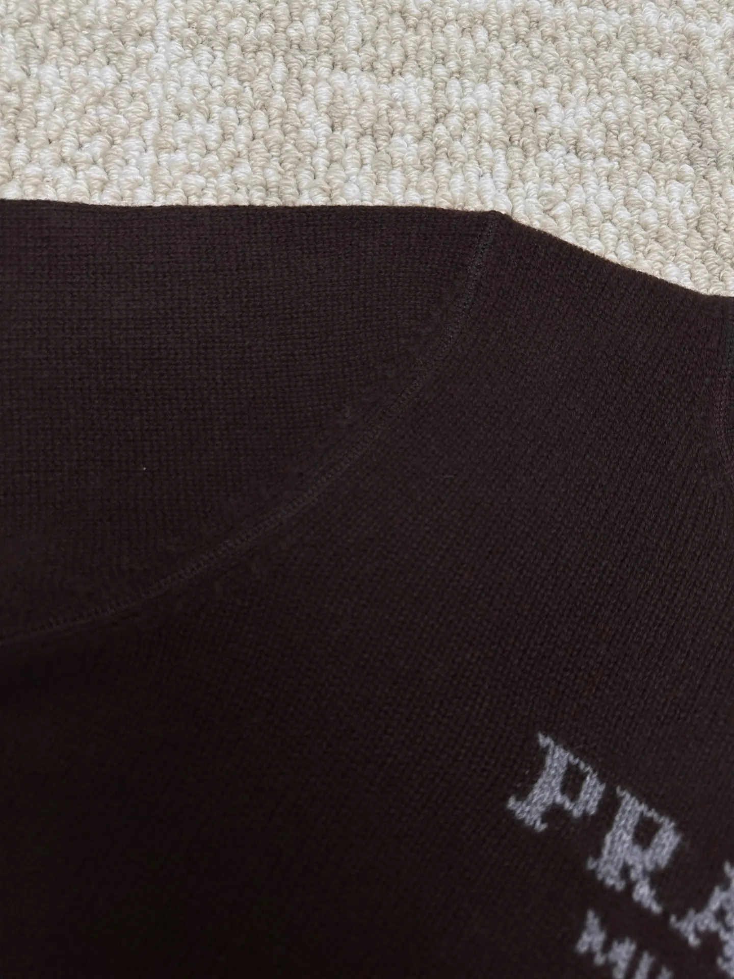 Logo-Intarsia Wool and Cashmere-Blend Sweater D33520404 — view 4
