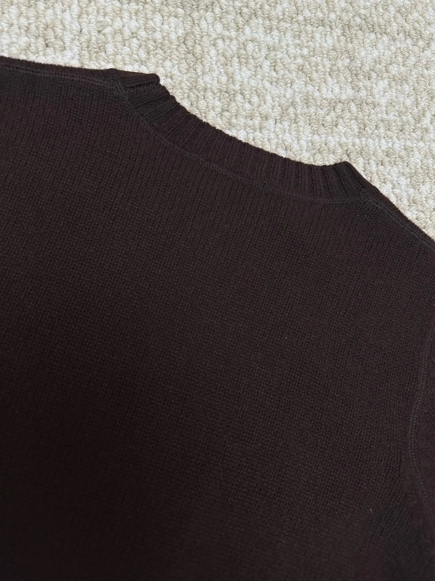 Logo-Intarsia Wool and Cashmere-Blend Sweater D33520404 — view 9