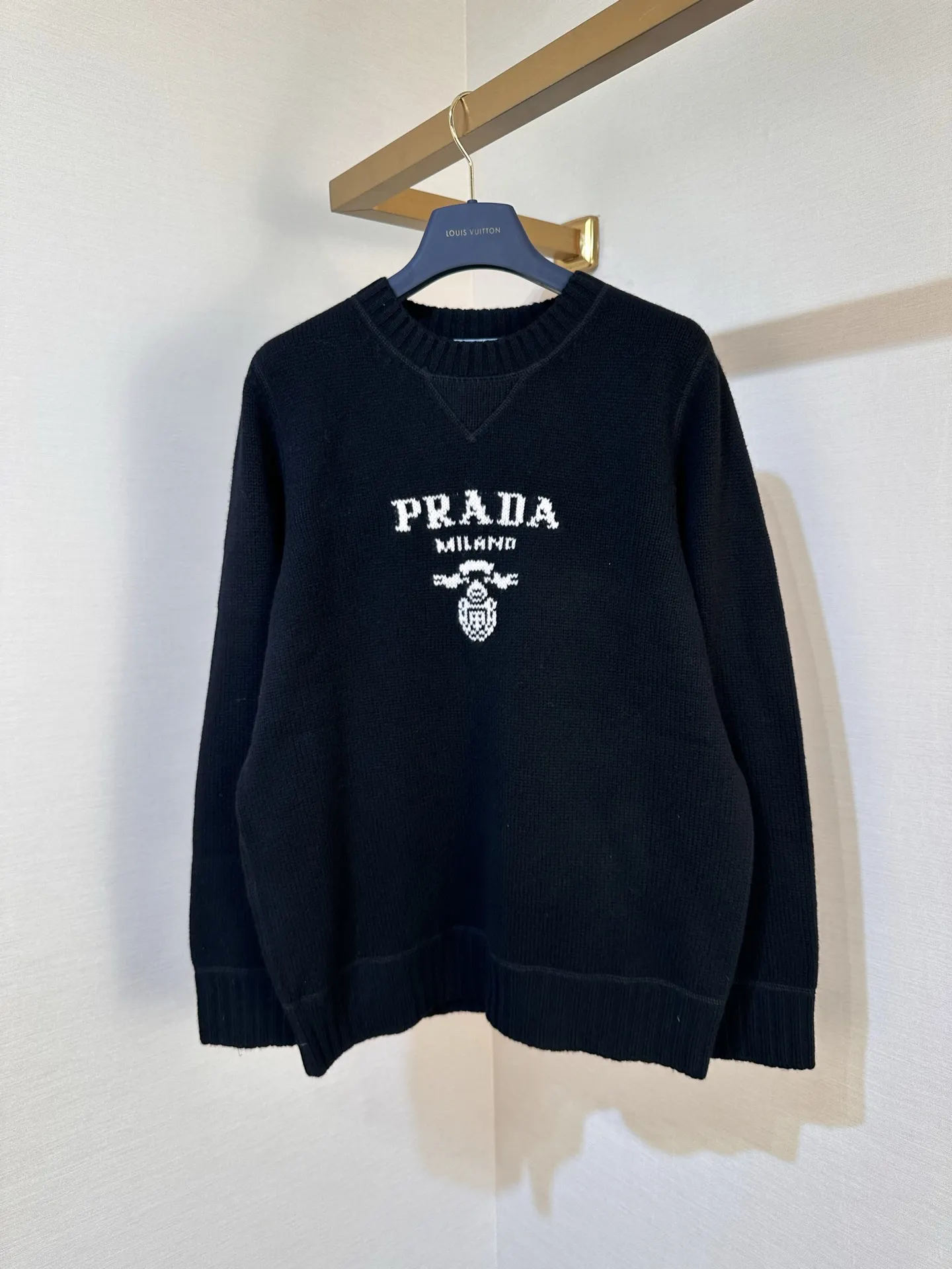 Logo Intarsia Wool and Cashmere Sweater D33520403