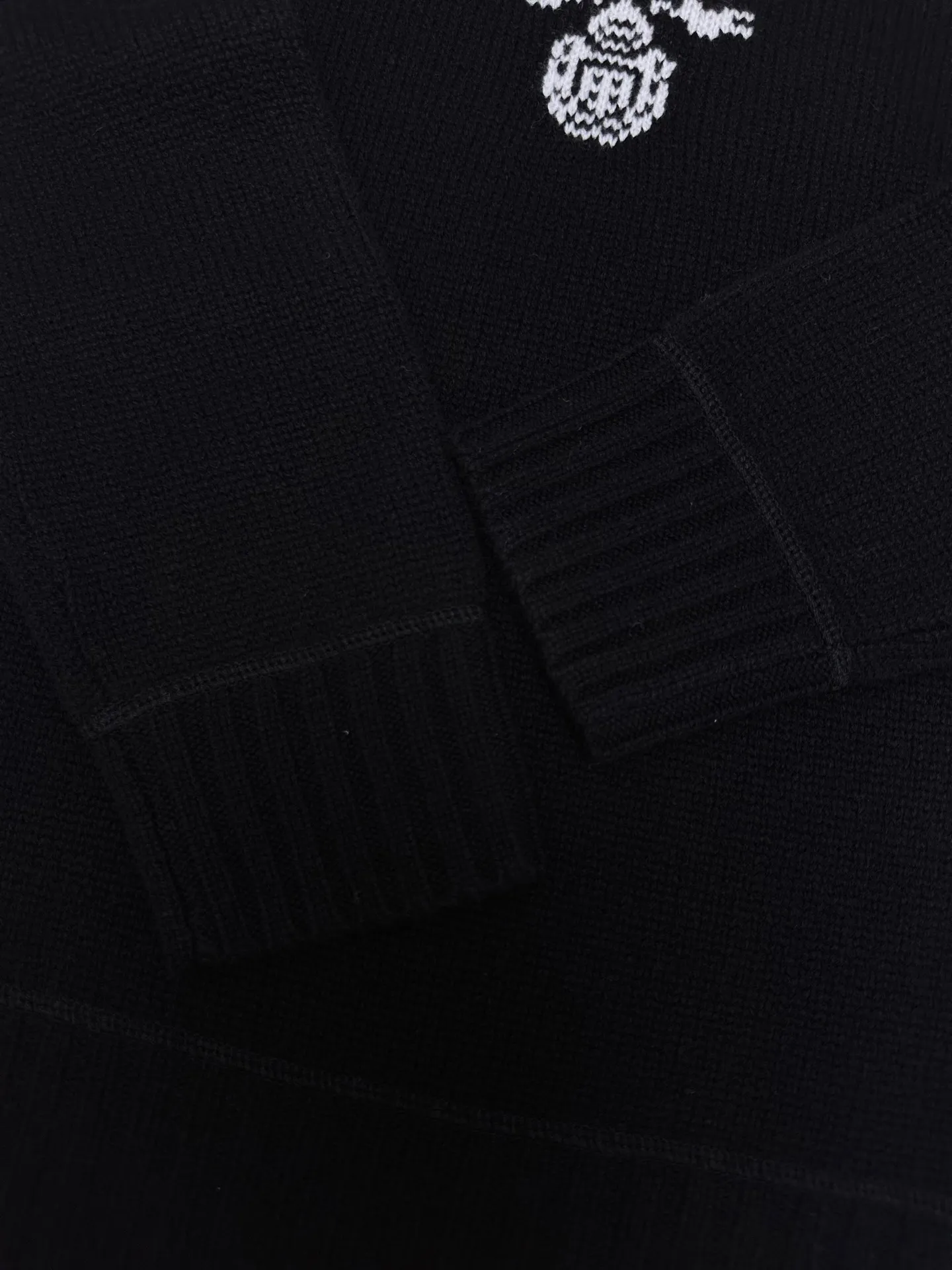 Logo Intarsia Wool and Cashmere Sweater D33520403 — view 6