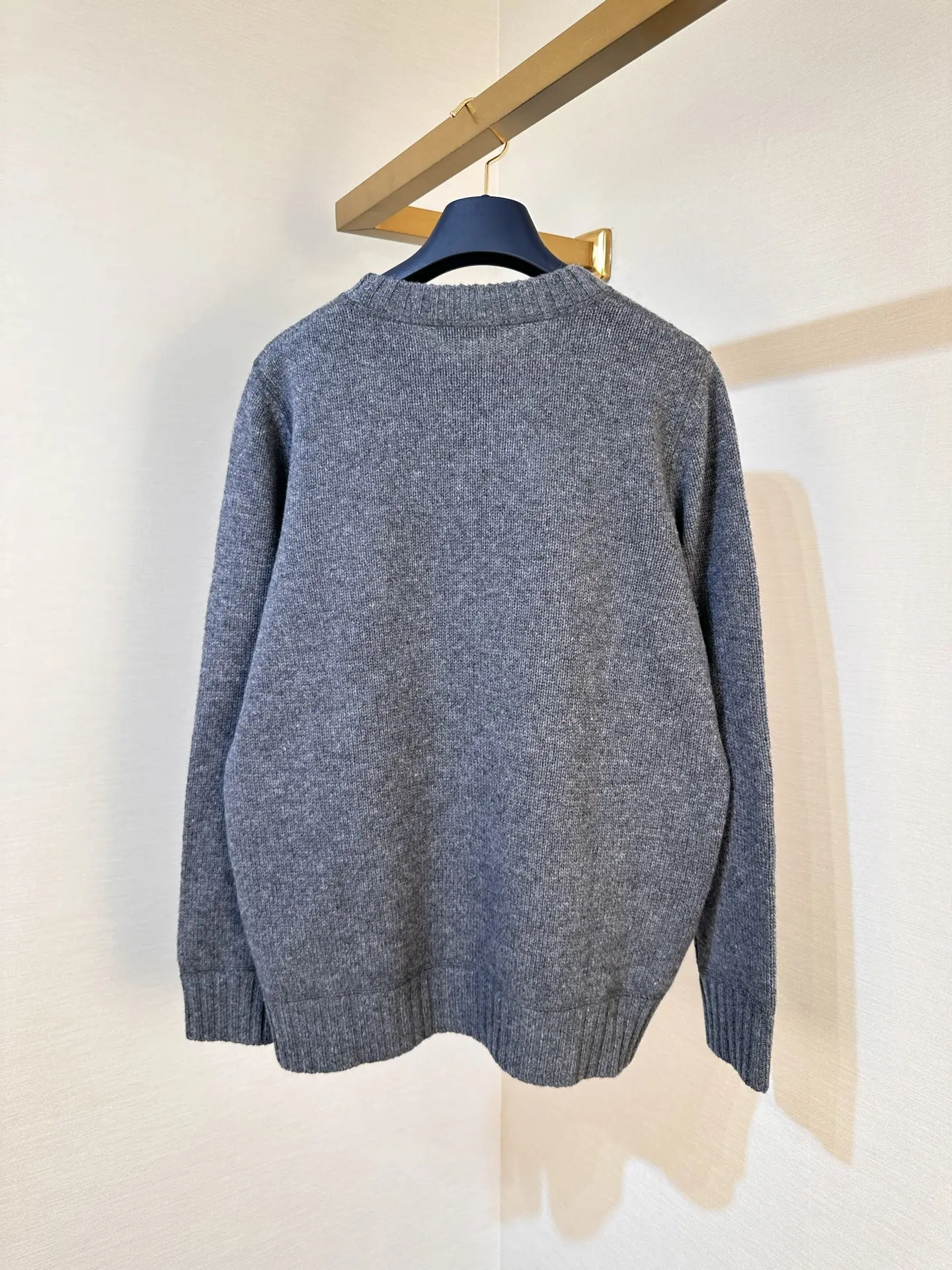 Logo-Intarsia Wool and Cashmere-Blend Sweater D33520405 — view 2