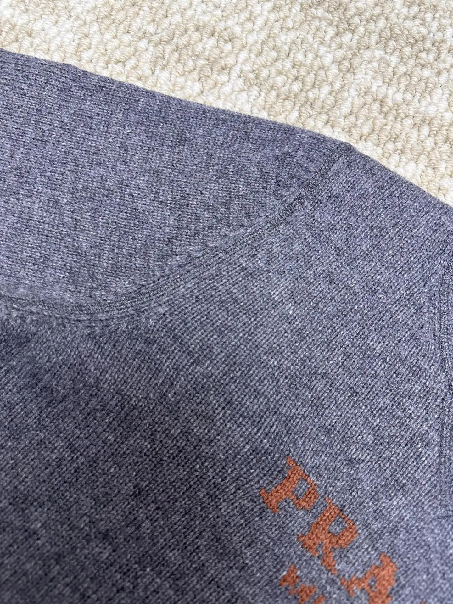 Logo-Intarsia Wool and Cashmere-Blend Sweater D33520405 — view 4