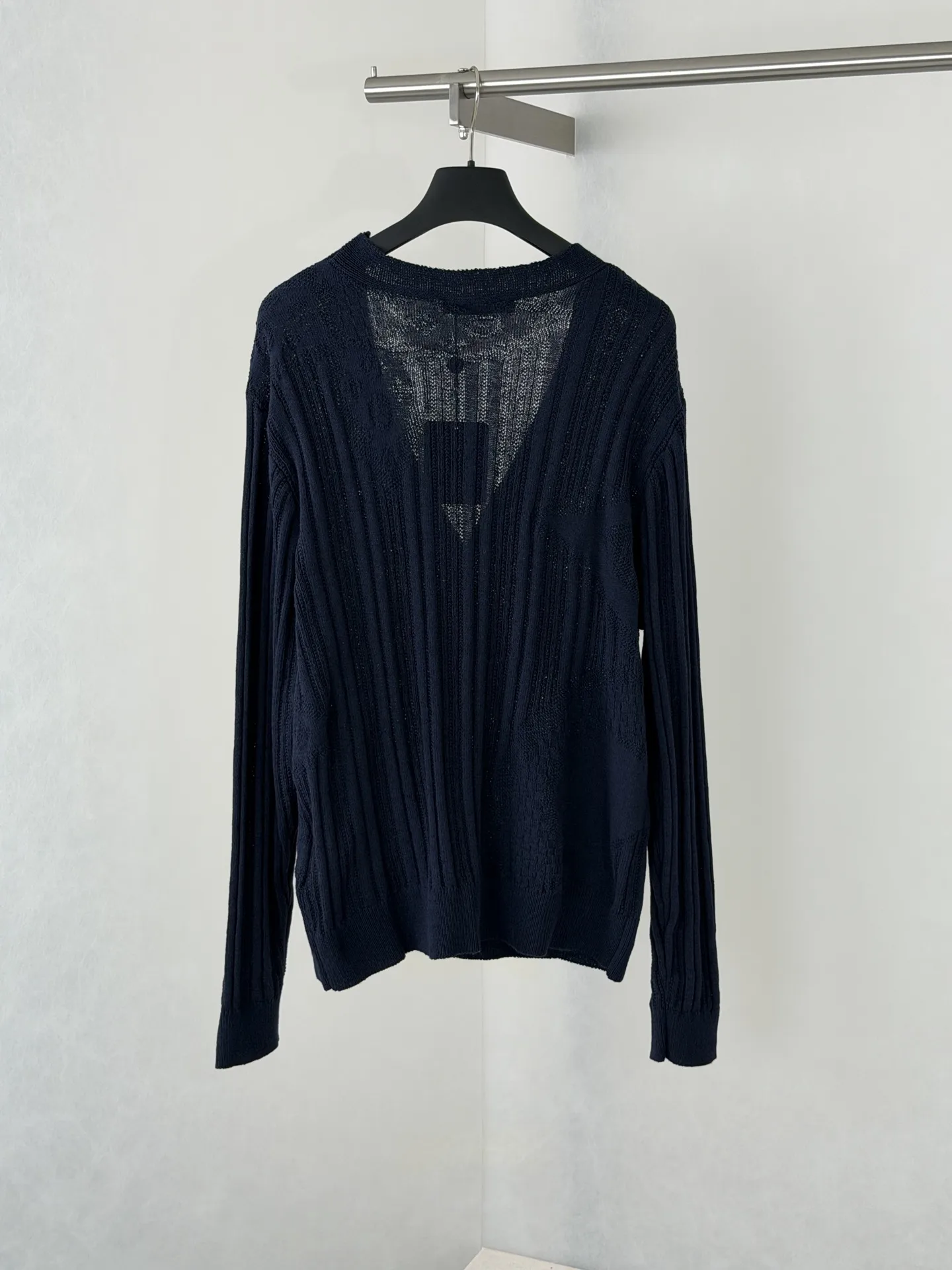 Monogram Jacquard V-Neck Knit Cardigan D33518740 — view 2