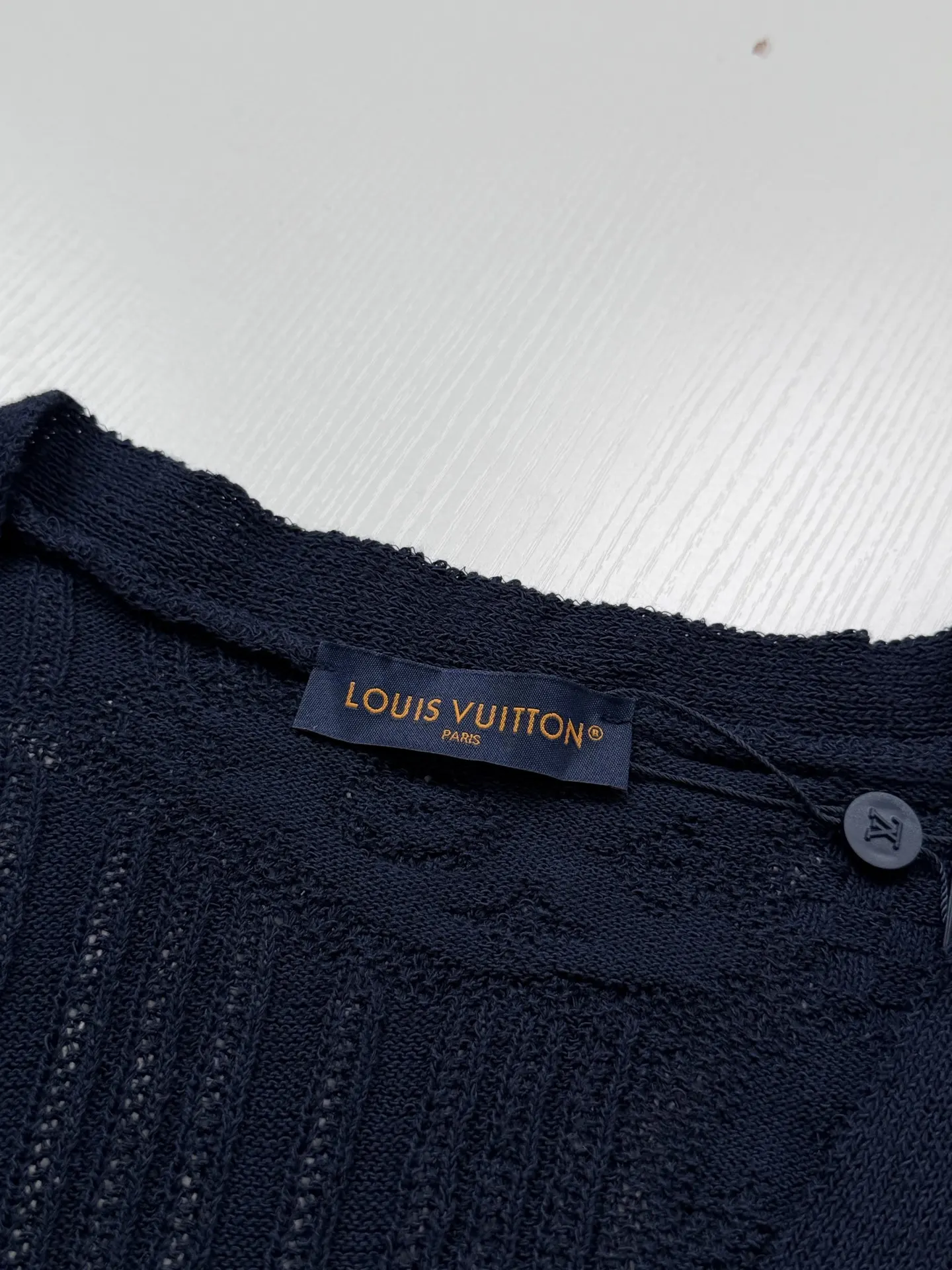 Monogram Jacquard V-Neck Knit Cardigan D33518740 — view 7