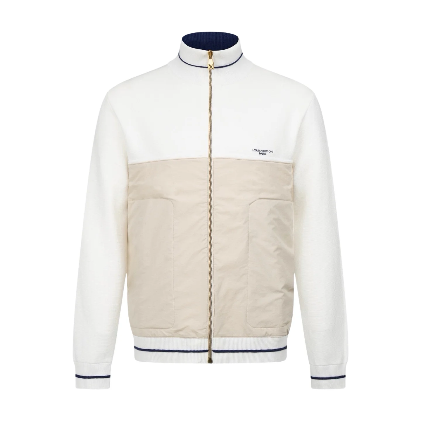Color-Block Technical Knit Zip-Up Jacket D33522393