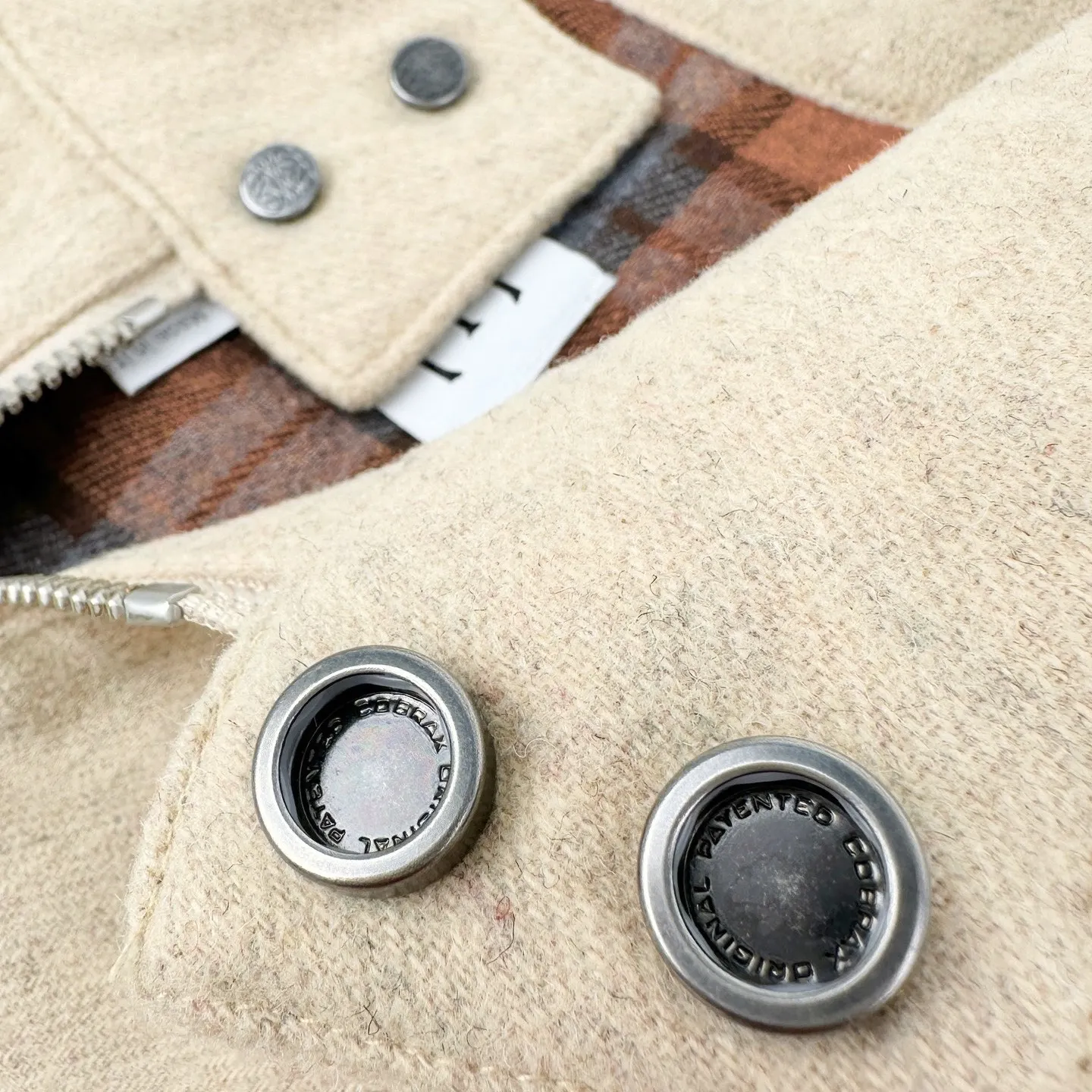 Anagram Embossed Wool-Blend Zip-Up Jacket D33522520 — view 4