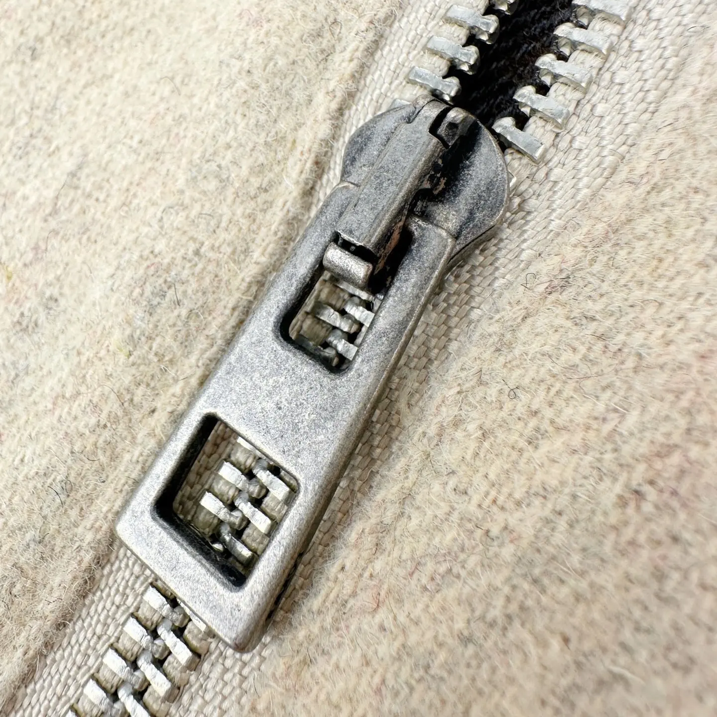 Anagram Embossed Wool-Blend Zip-Up Jacket D33522520 — view 9