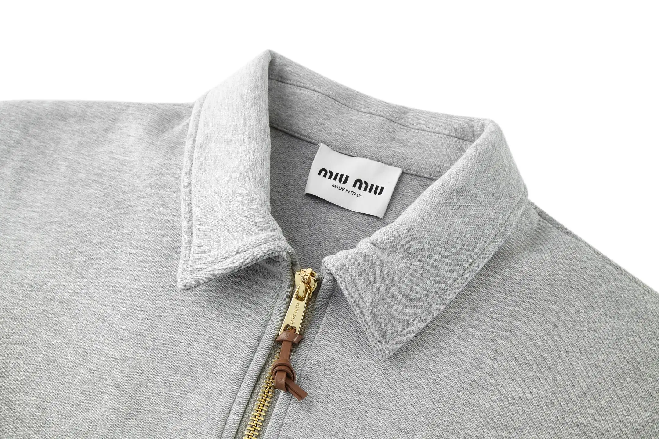 Logo-Embroidered Zip-Up Jersey Jacket D33522387 — view 3